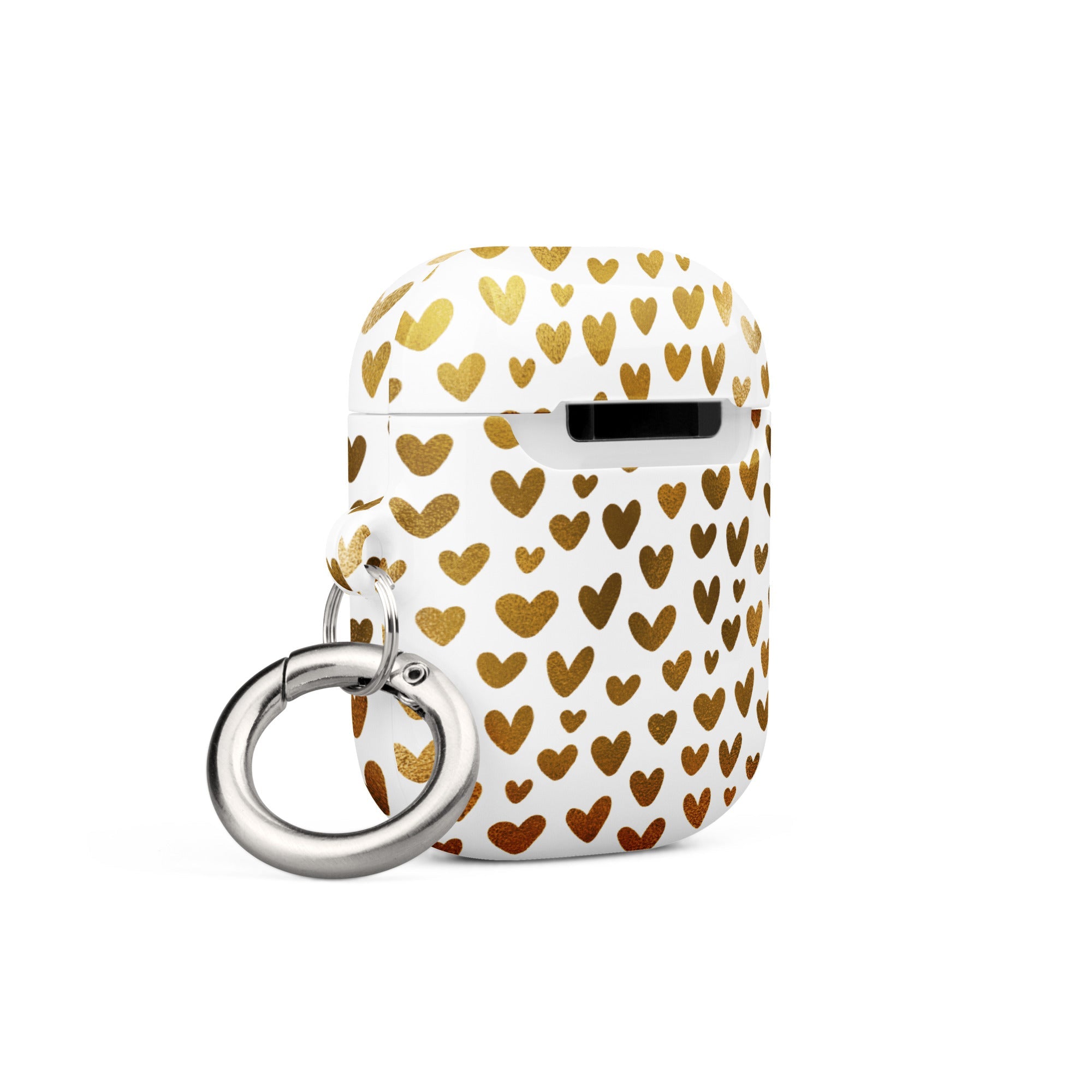 Case for AirPods® - Golden Hearts - Klip Clop