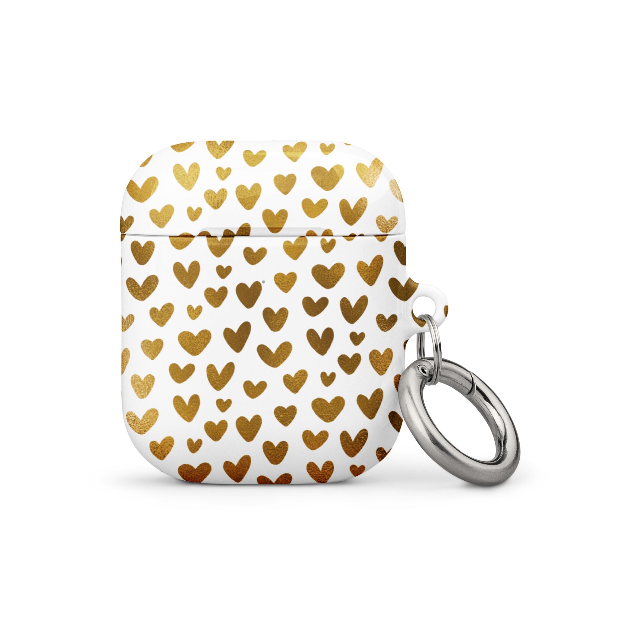 Case for AirPods® - Golden Hearts - Klip Clop