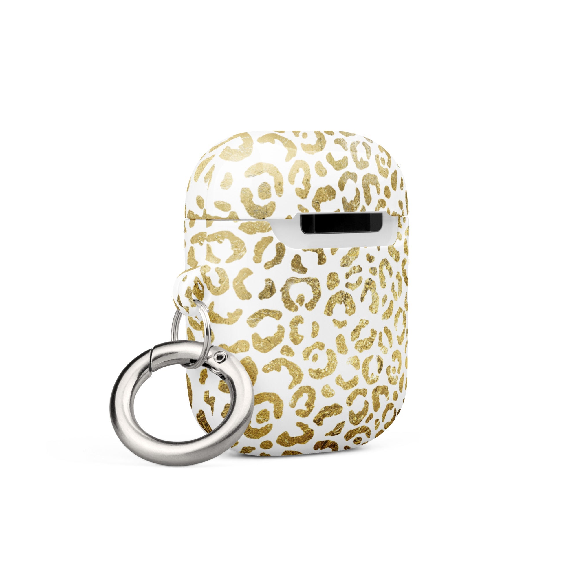 Case for AirPods® - Golden Leopard Print - Klip Clop