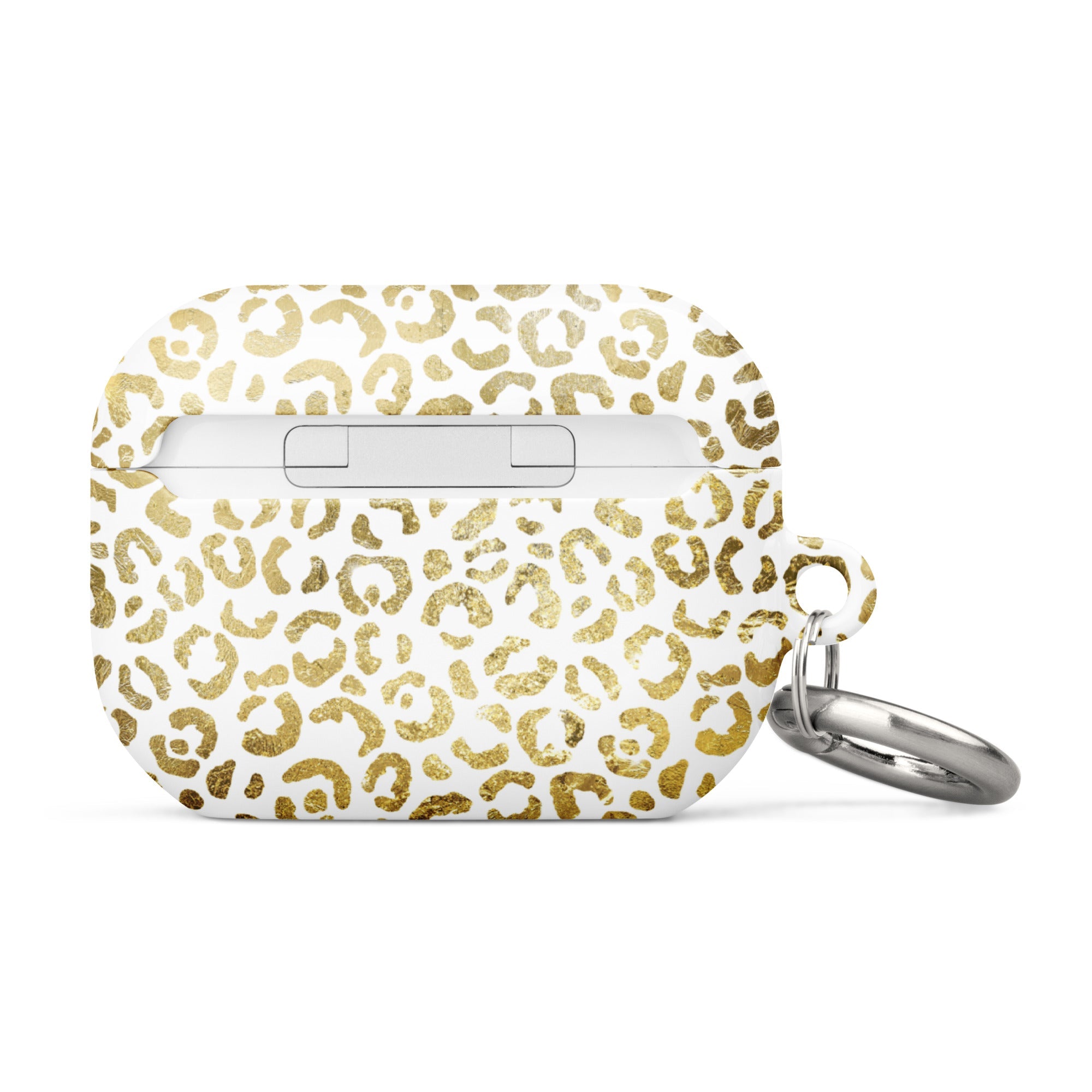 Case for AirPods® - Golden Leopard Print - Klip Clop