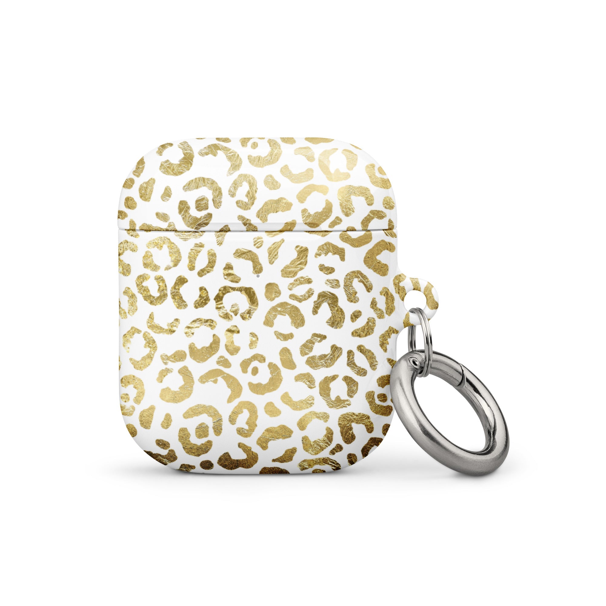 Case for AirPods® - Golden Leopard Print - Klip Clop