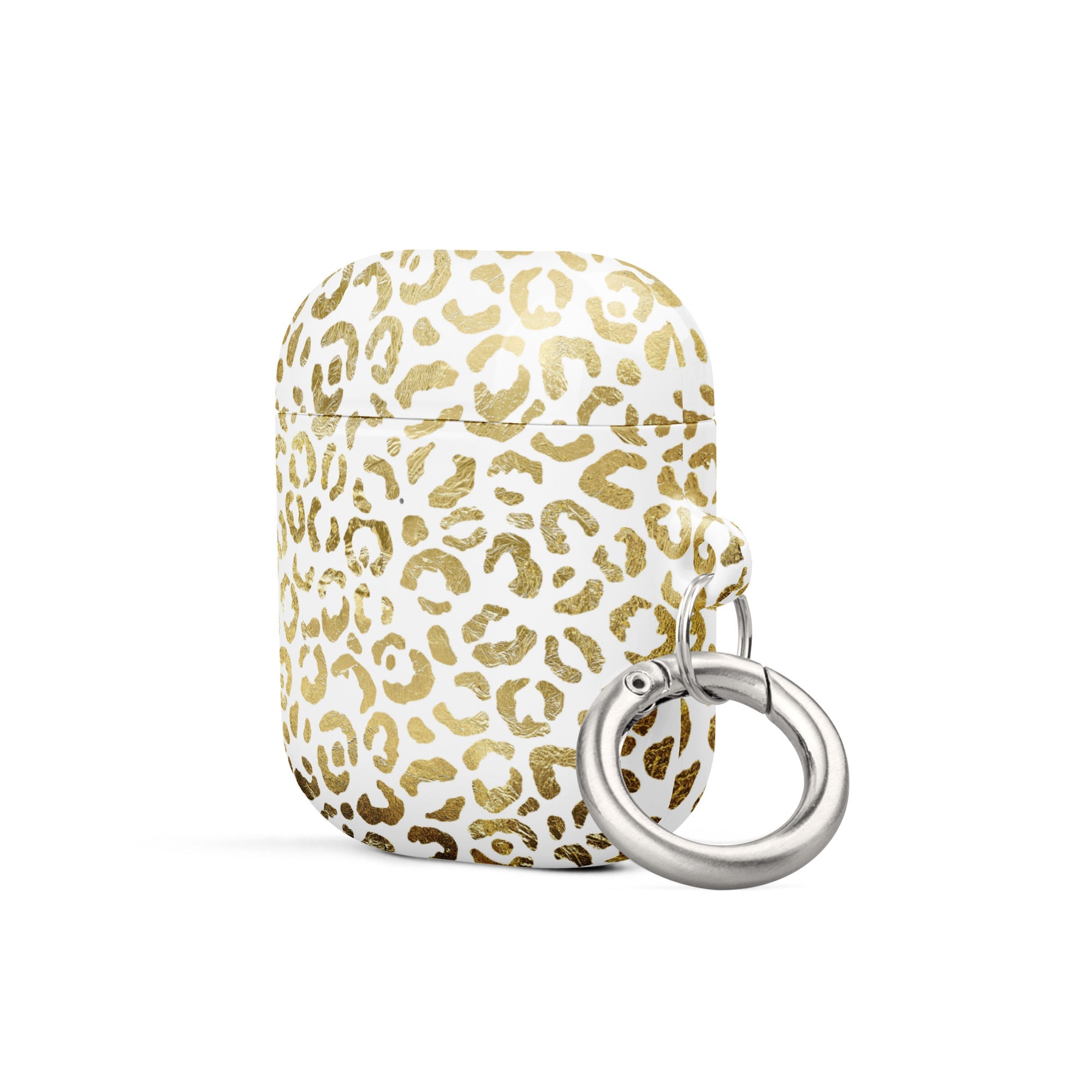 Case for AirPods® - Golden Leopard Print - Klip Clop