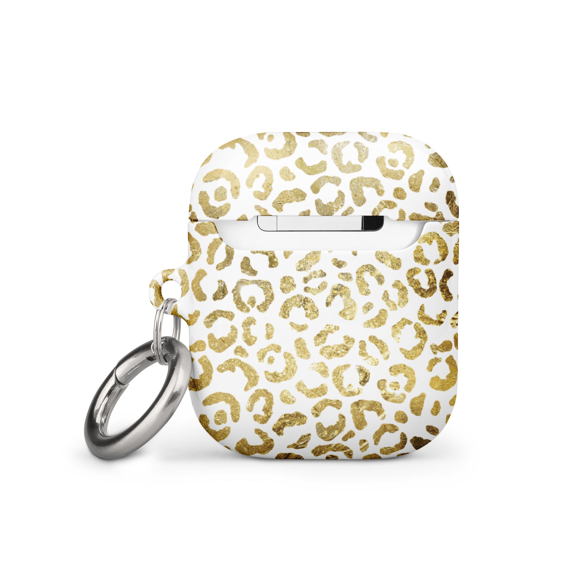 Case for AirPods® - Golden Leopard Print - Klip Clop