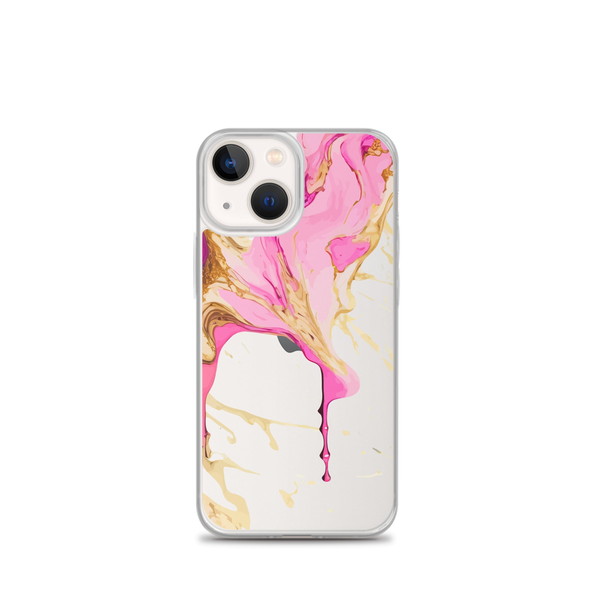 Clear Case for iPhone® - Alchohol Ink Design II - Klip Clop