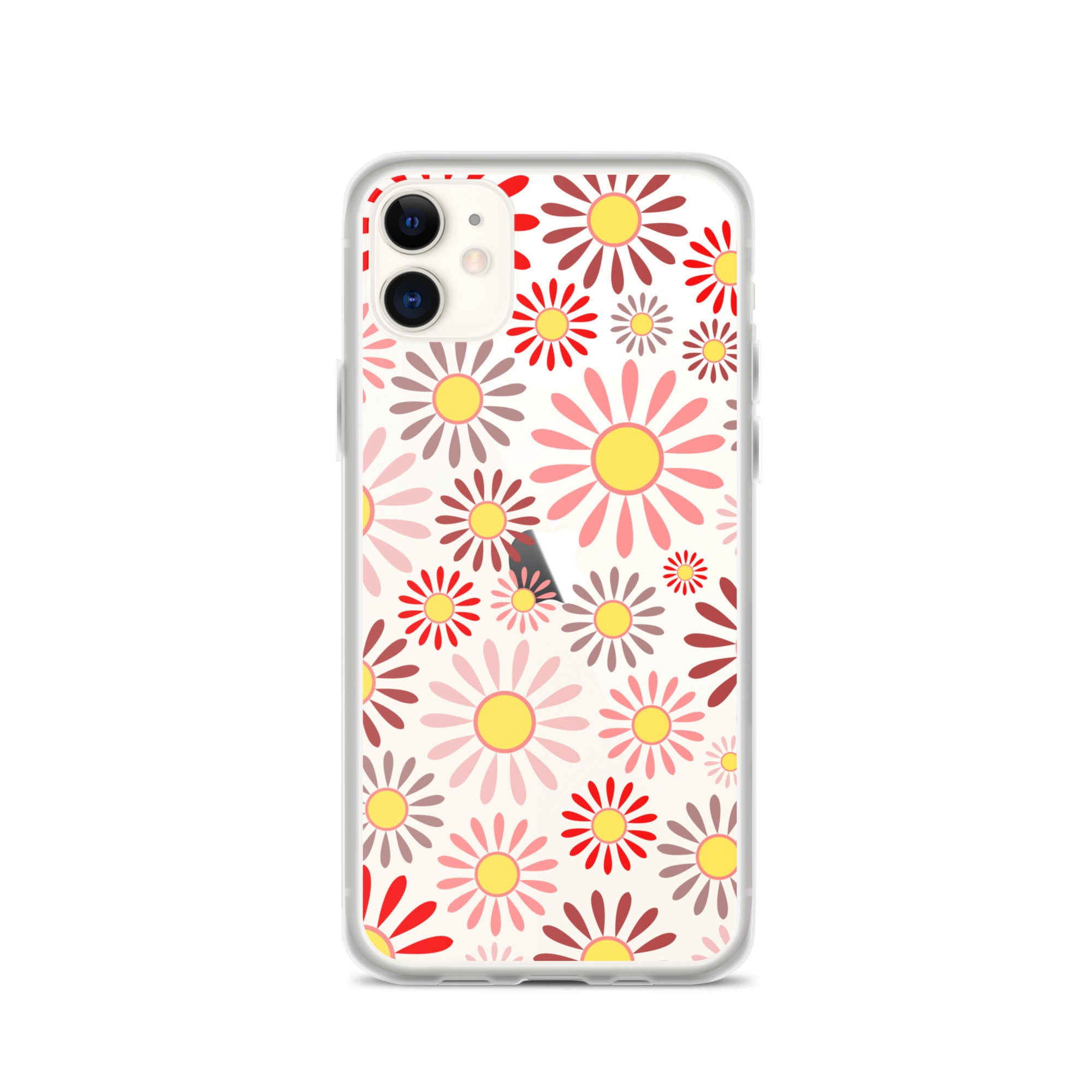 Clear Case for iPhone®- Floral Daisy Design 04