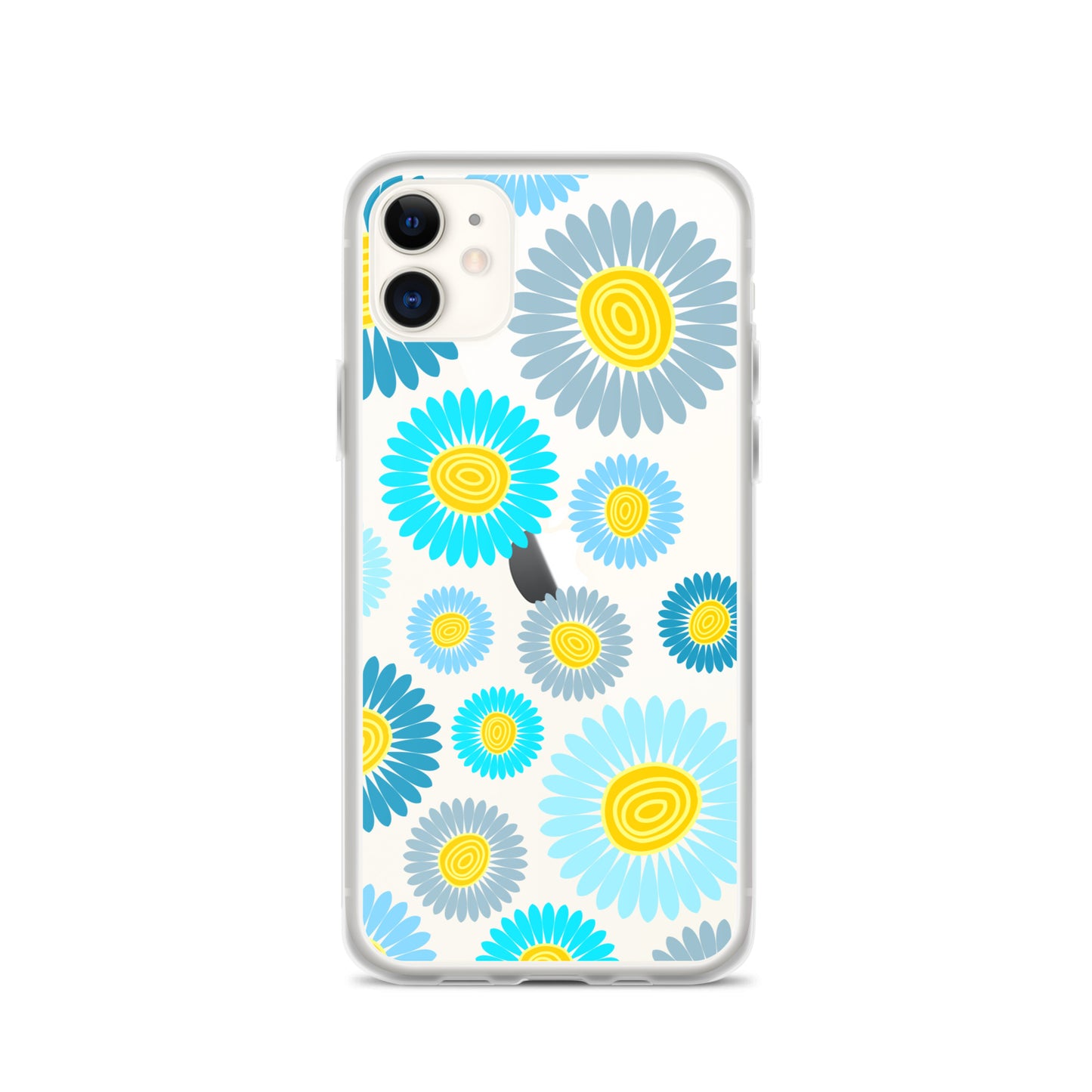 Clear Case for iPhone®- Floral Daisy Design II