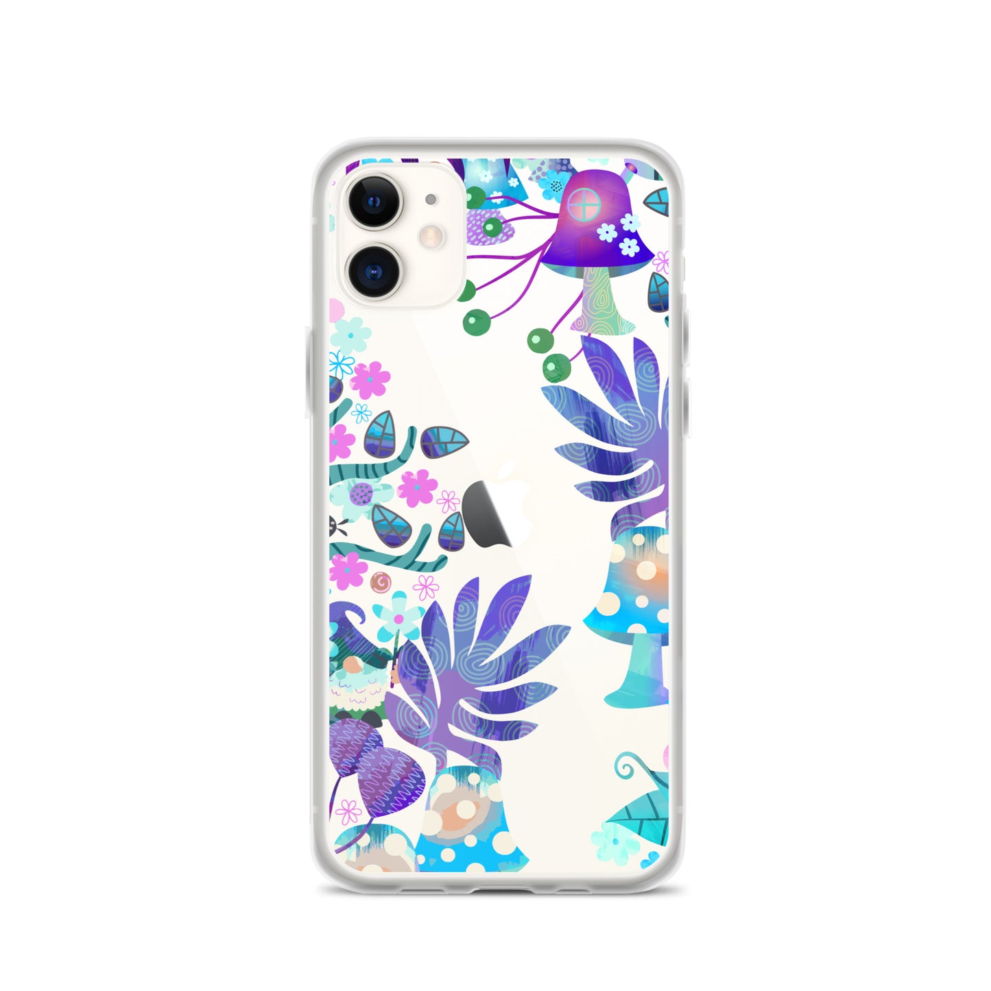 Clear Case for iPhone®- Enchanted Forest Design IV