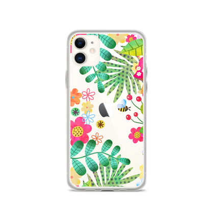 Clear Case for iPhone®- Enchanted Forest Design III
