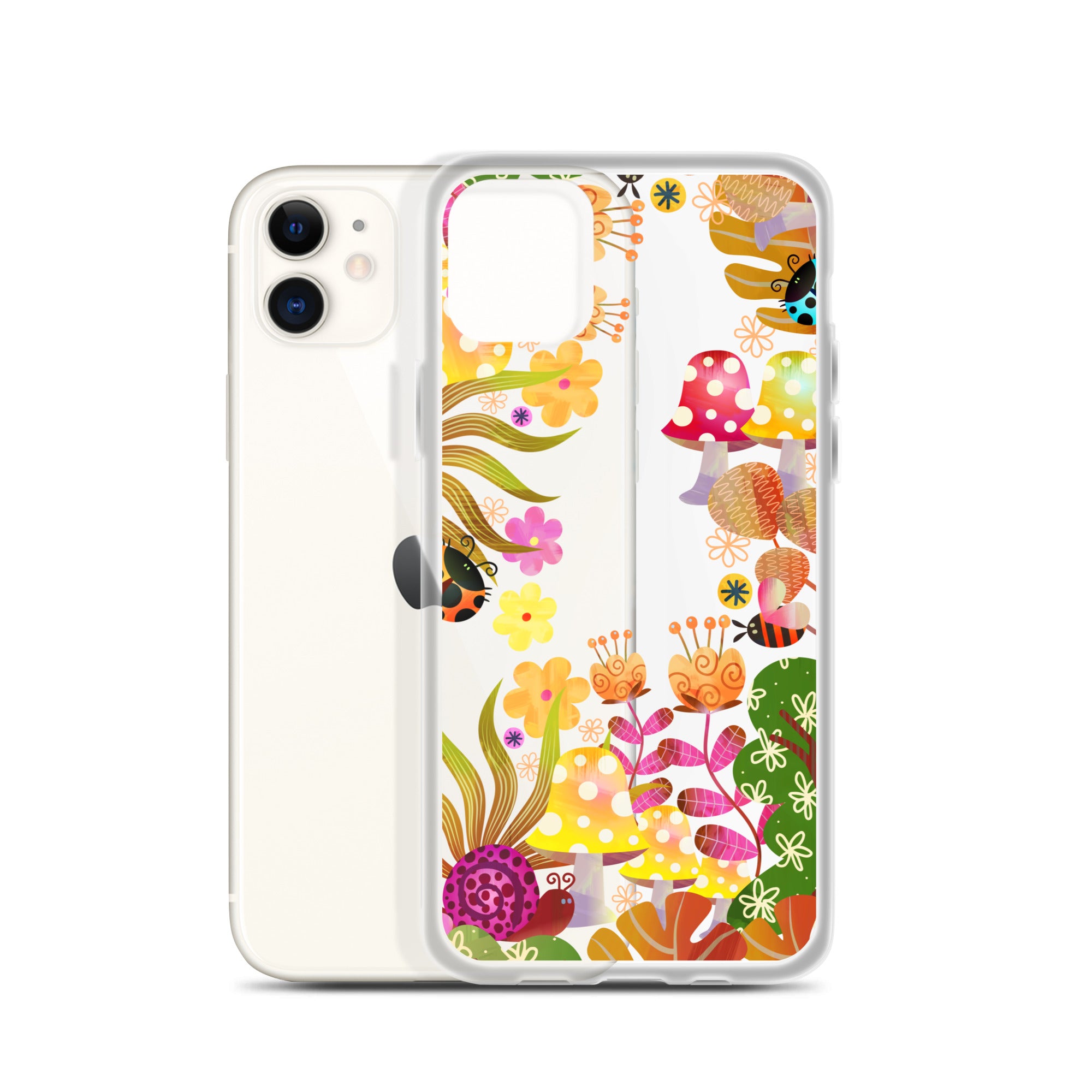 Clear Case for iPhone®- Enchanted Forest Design VI