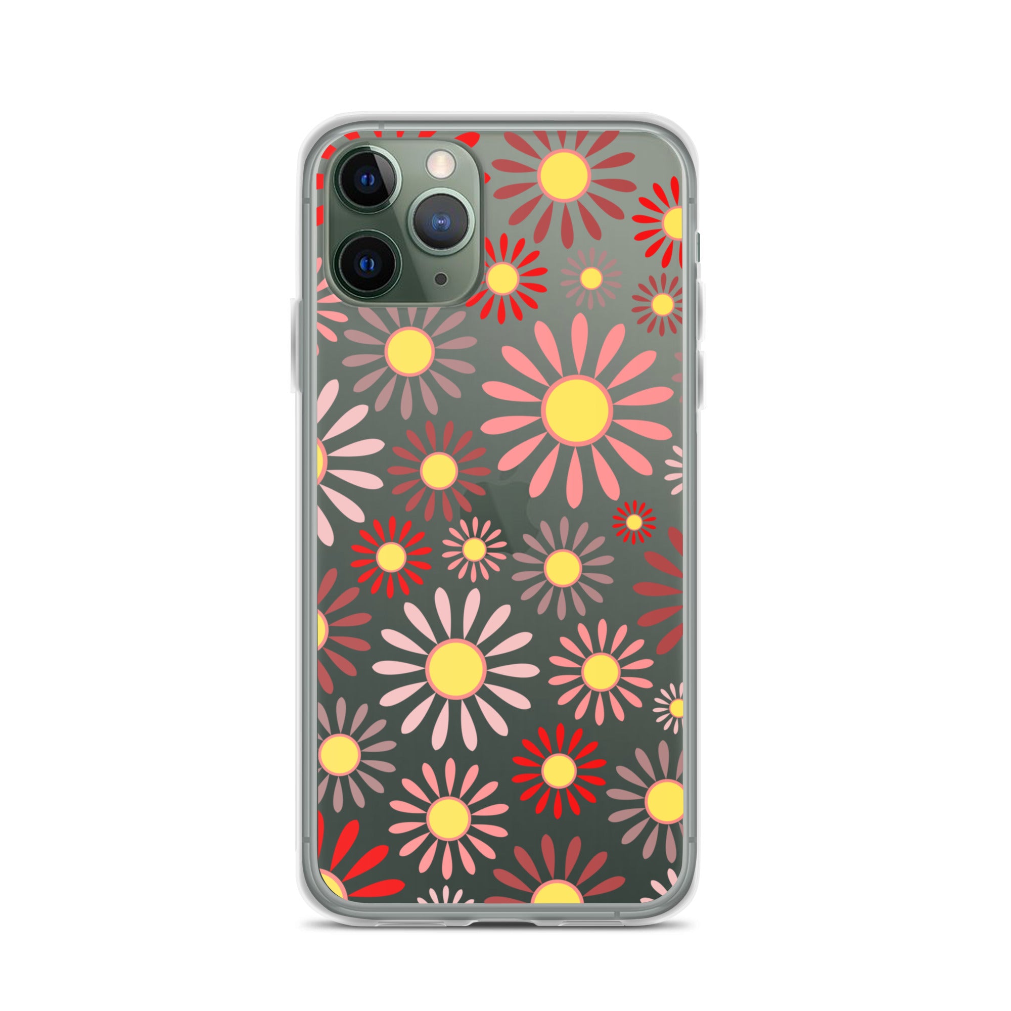Clear Case for iPhone®- Floral Daisy Design 04