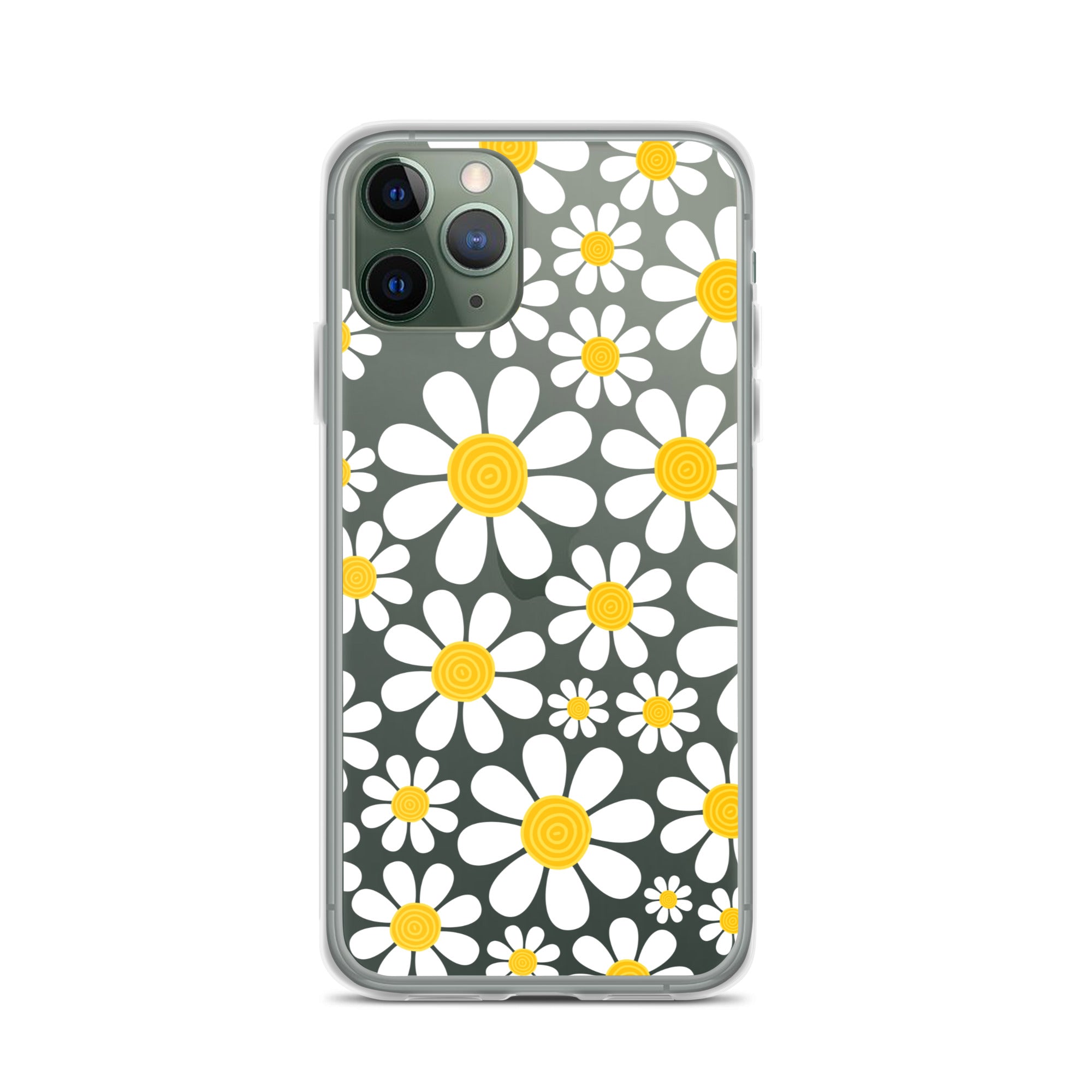 Clear Case for iPhone®- Floral Daisy Design 03