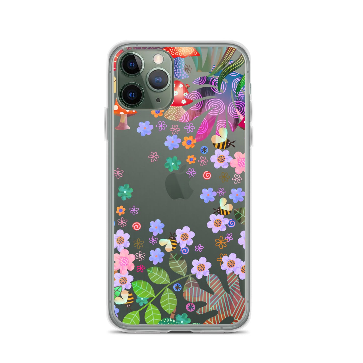 Clear Case for iPhone®- Enchanted Forest Design V