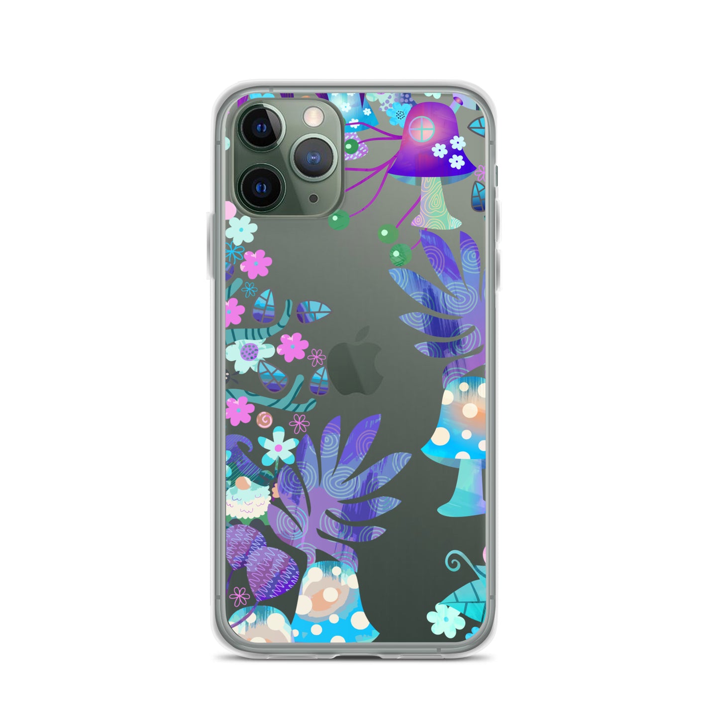 Clear Case for iPhone®- Enchanted Forest Design IV