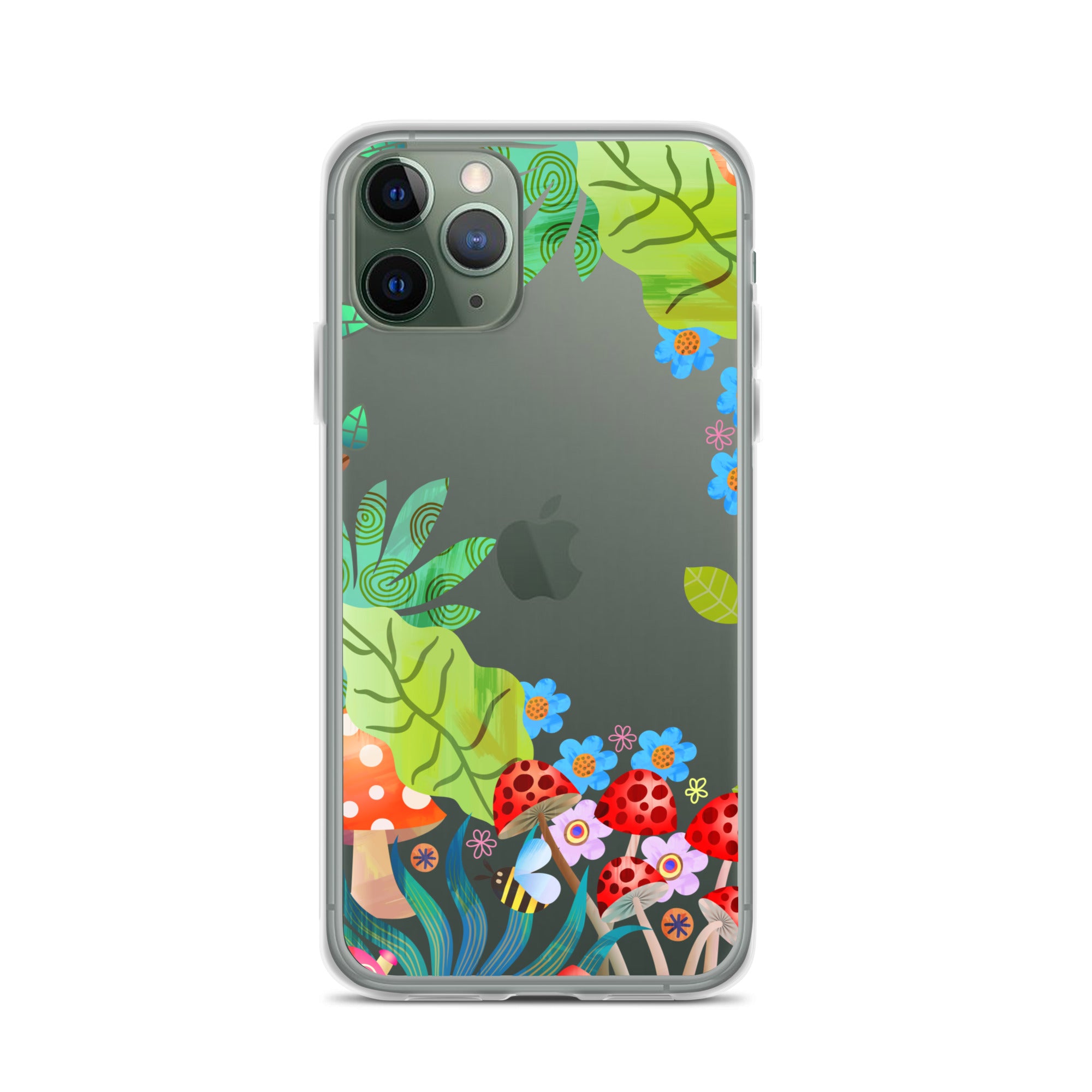 Clear Case for iPhone®- Enchanted Forest Design II