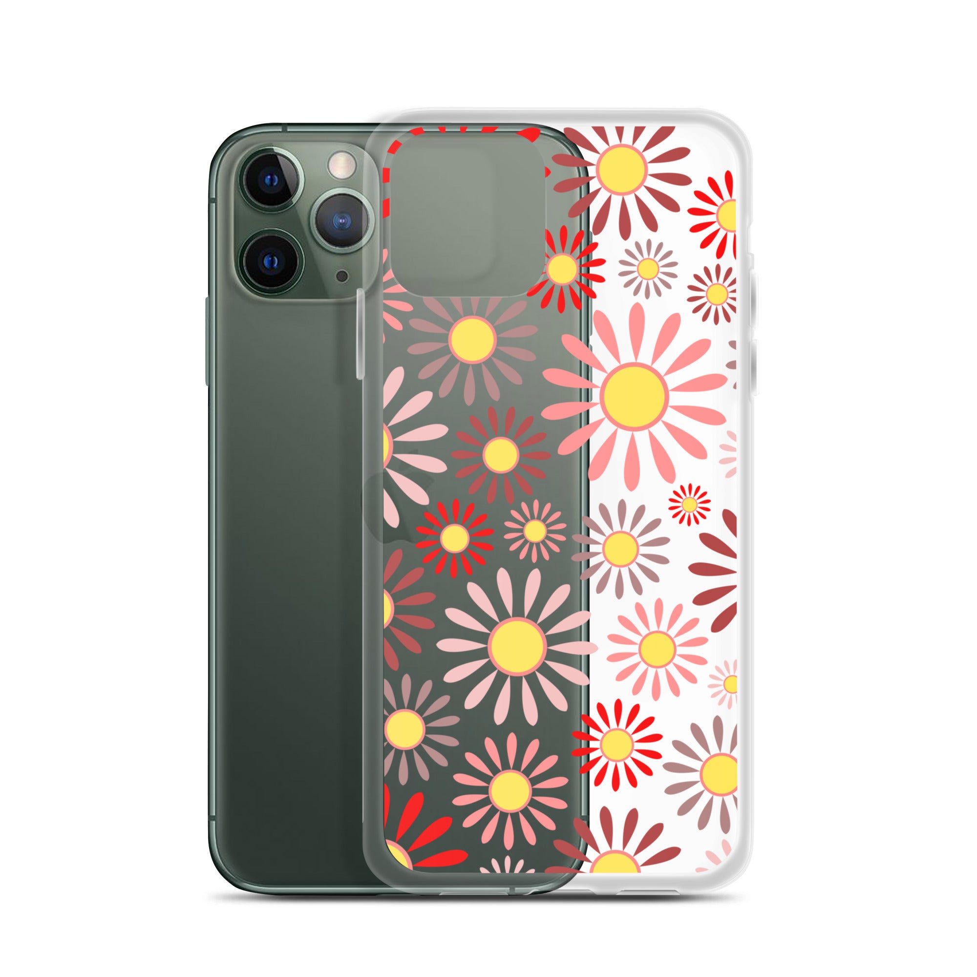 Clear Case for iPhone®- Floral Daisy Design IV