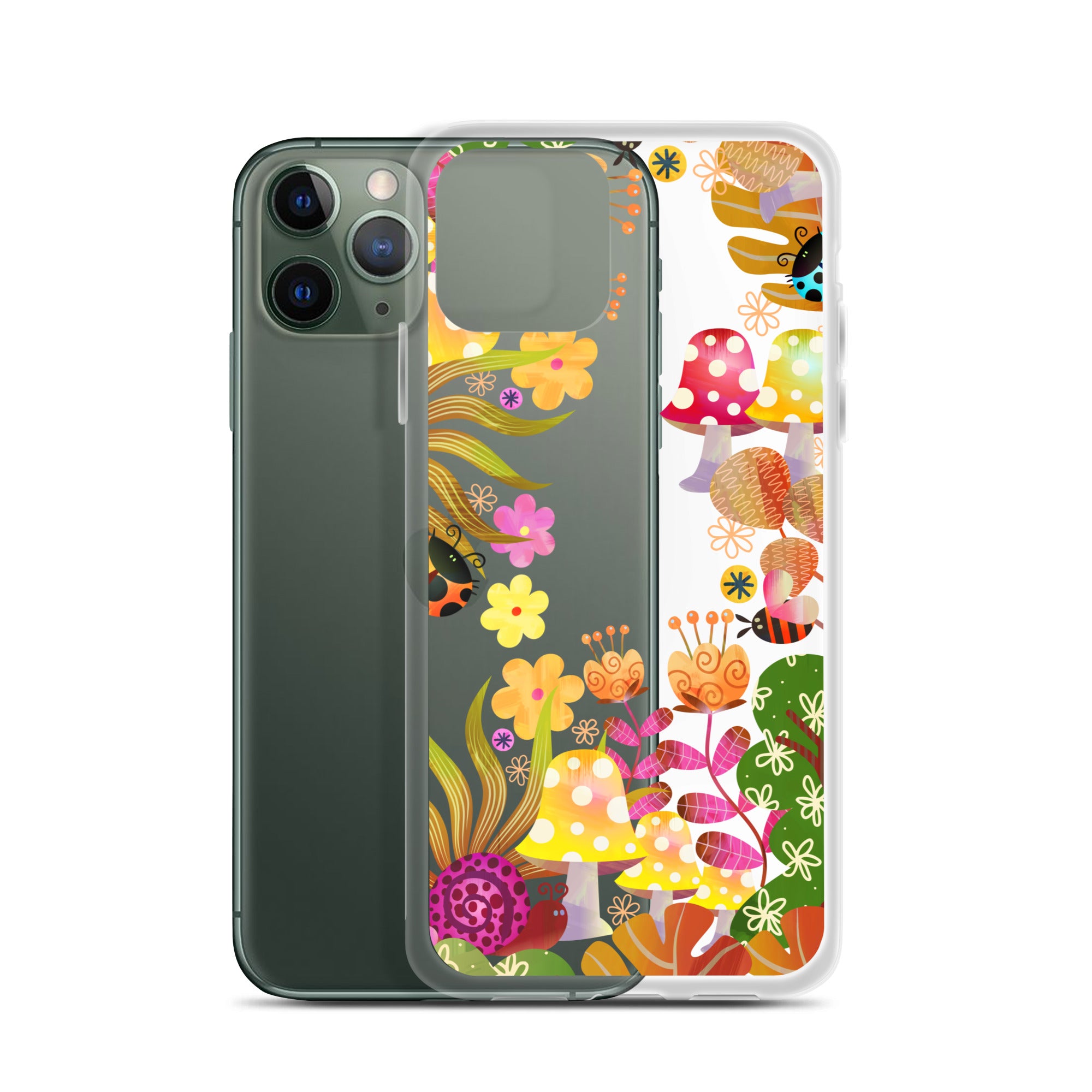 Clear Case for iPhone®- Enchanted Forest Design 06