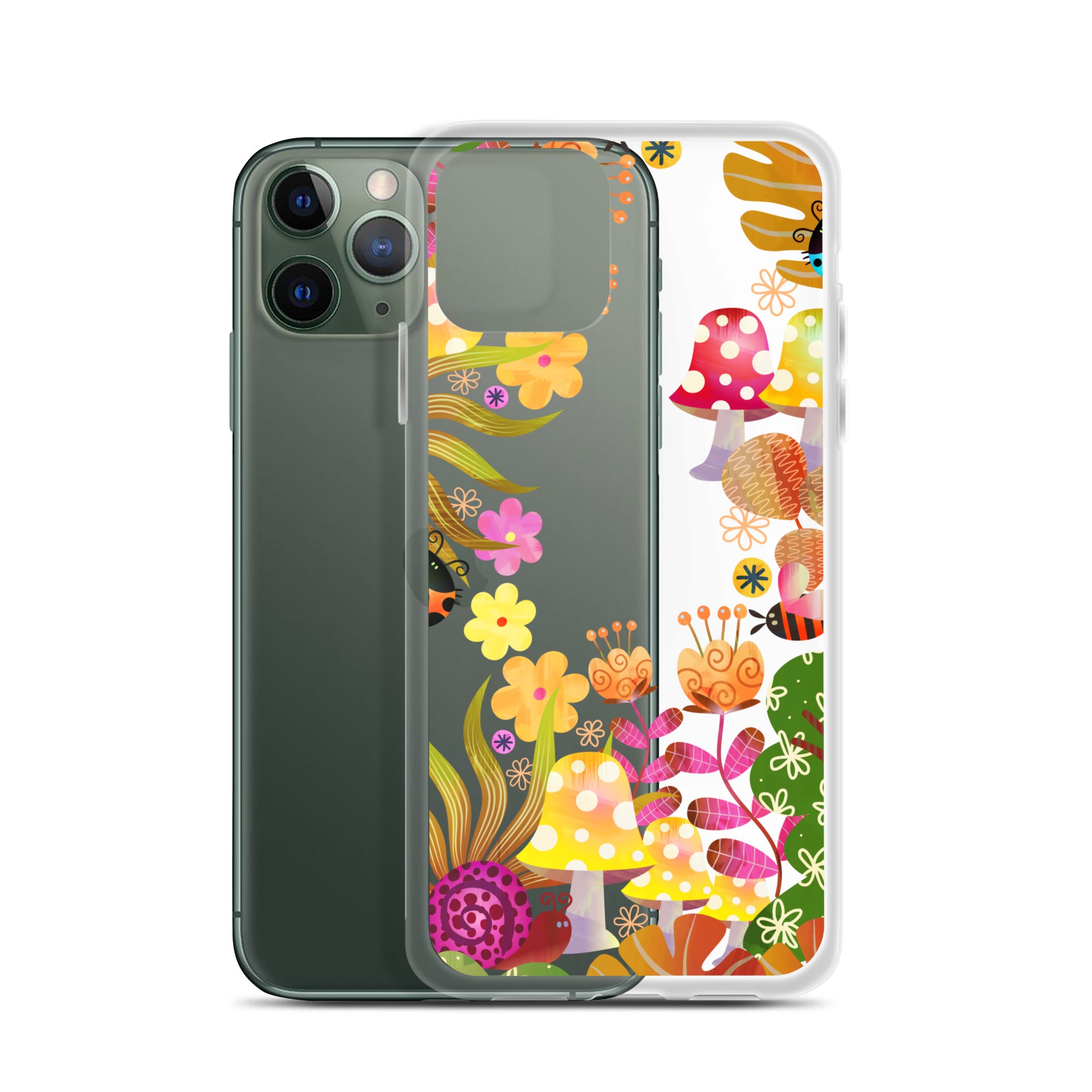 Clear Case for iPhone®- Enchanted Forest Design I