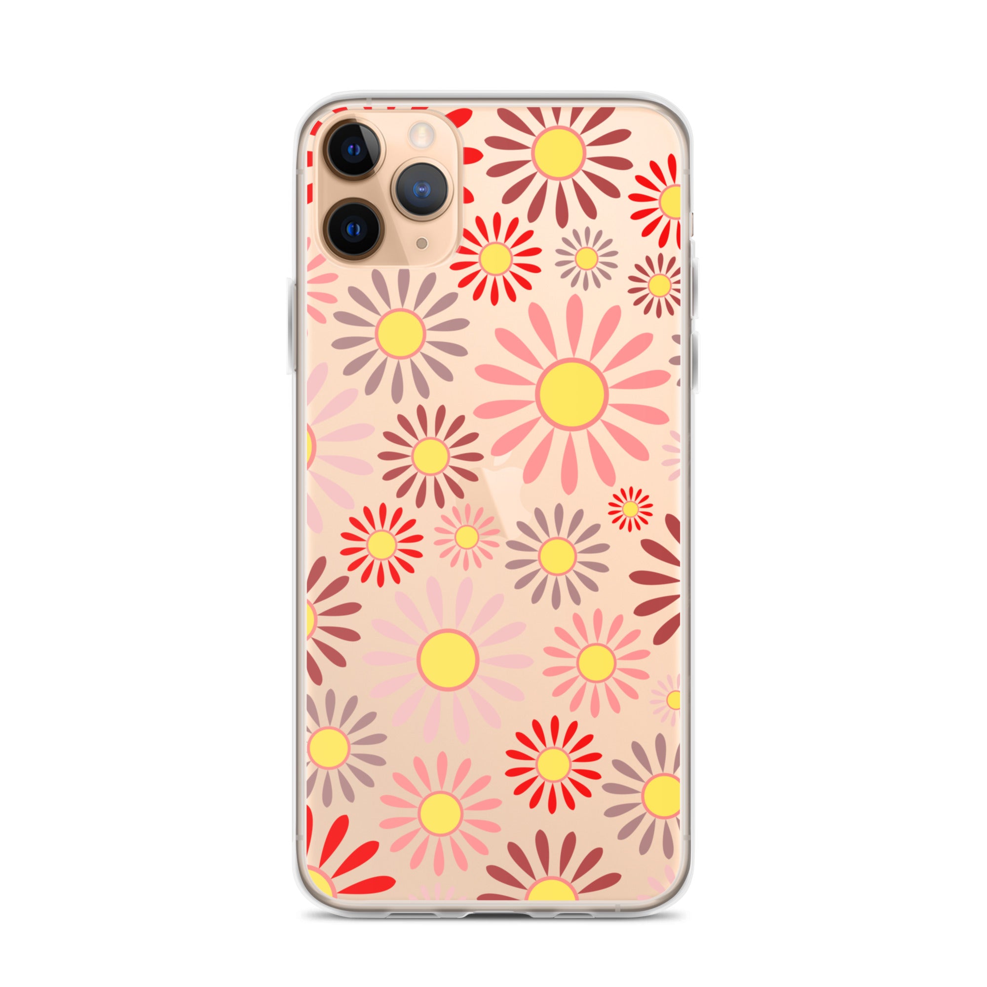 Clear Case for iPhone®- Floral Daisy Design 04