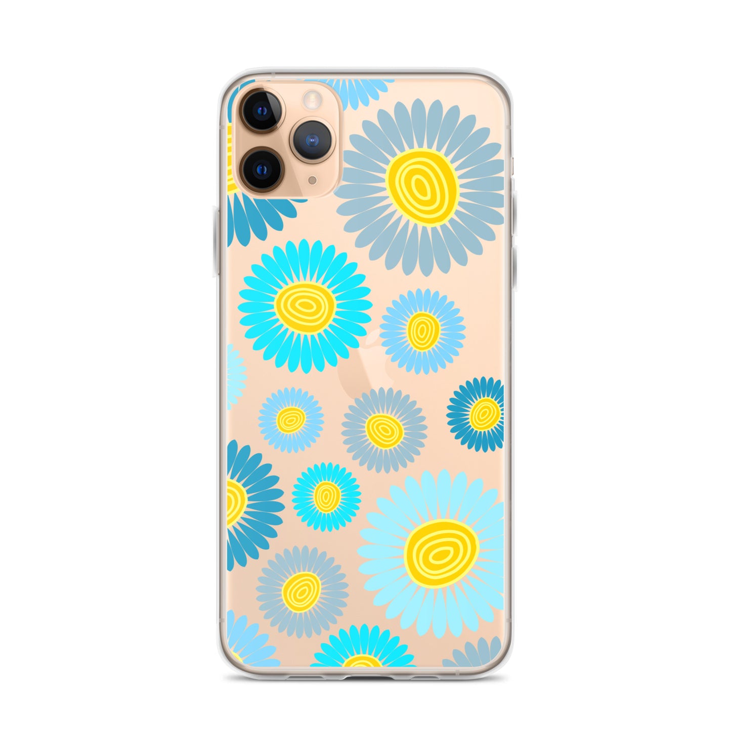 Clear Case for iPhone®- Floral Daisy Design II