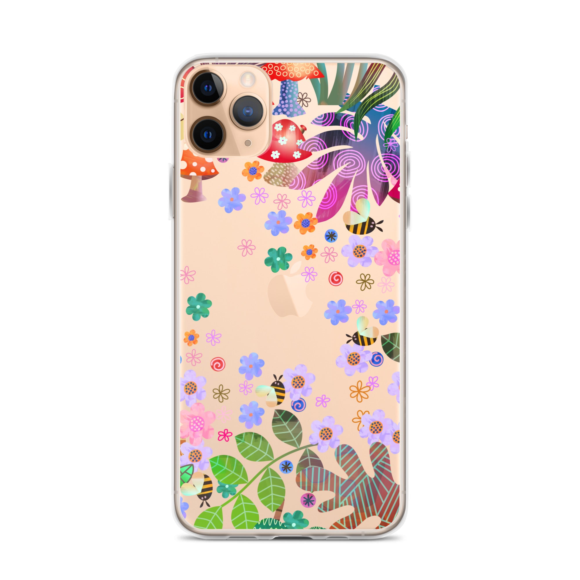 Clear Case for iPhone®- Enchanted Forest Design V