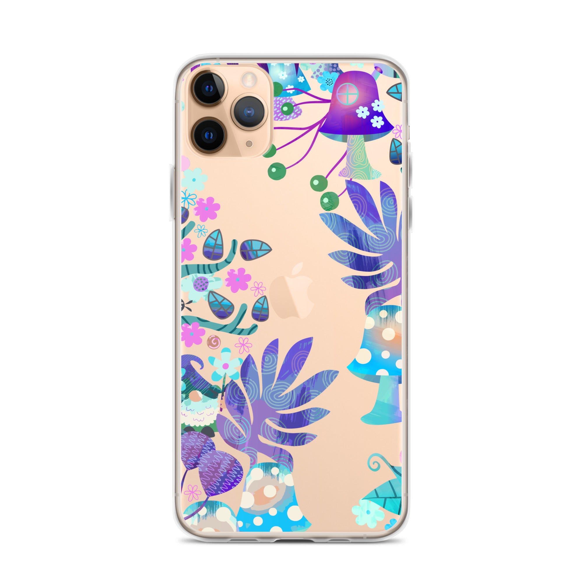 Clear Case for iPhone®- Enchanted Forest Design IV