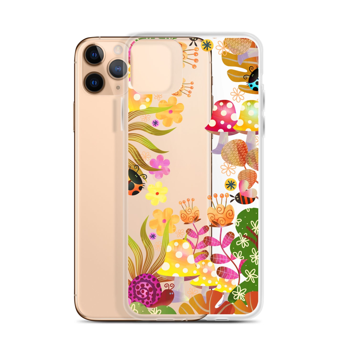 Clear Case for iPhone®- Enchanted Forest Design VI