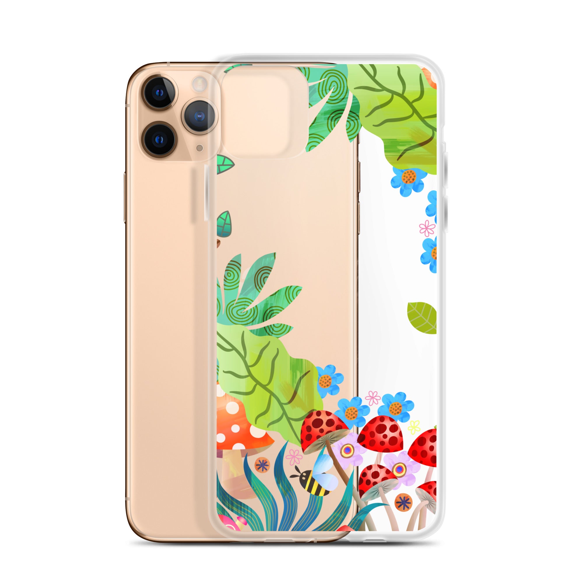 Clear Case for iPhone®- Enchanted Forest Design 02