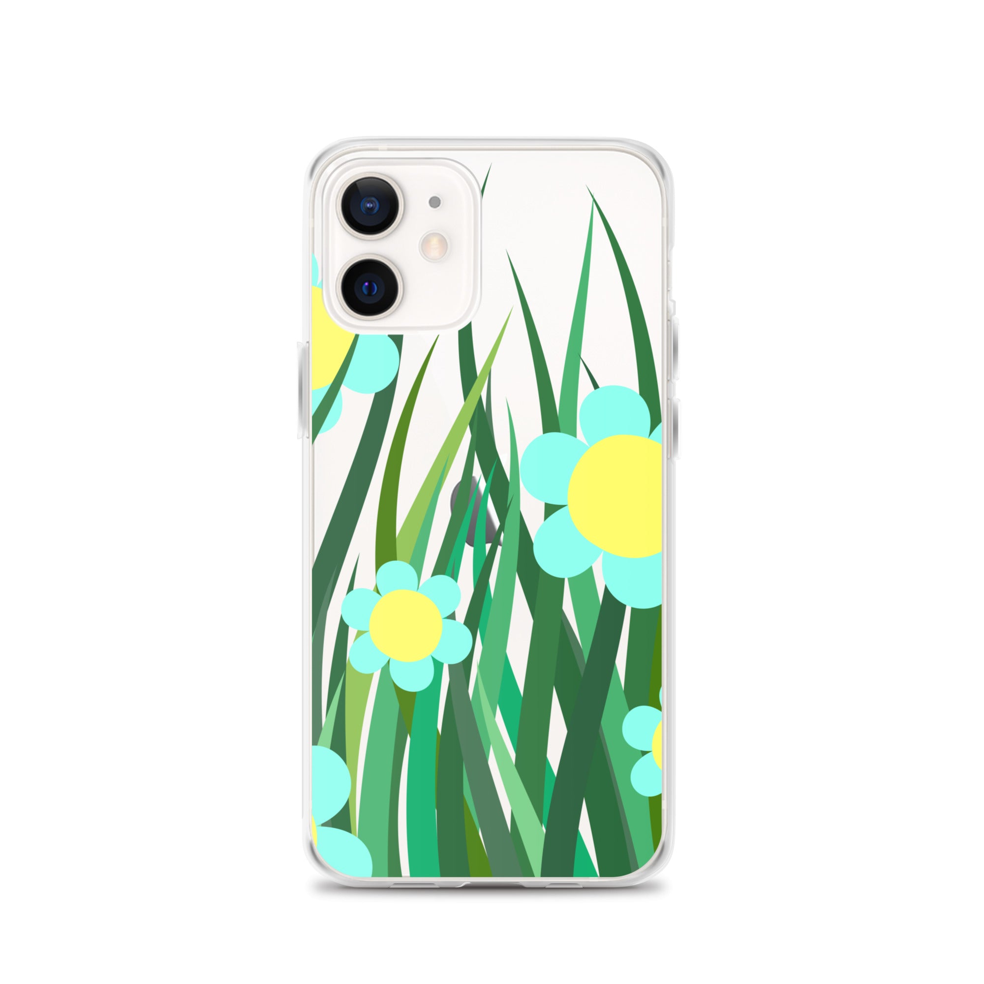 Clear Case for iPhone®- Floral Hedge Design 02