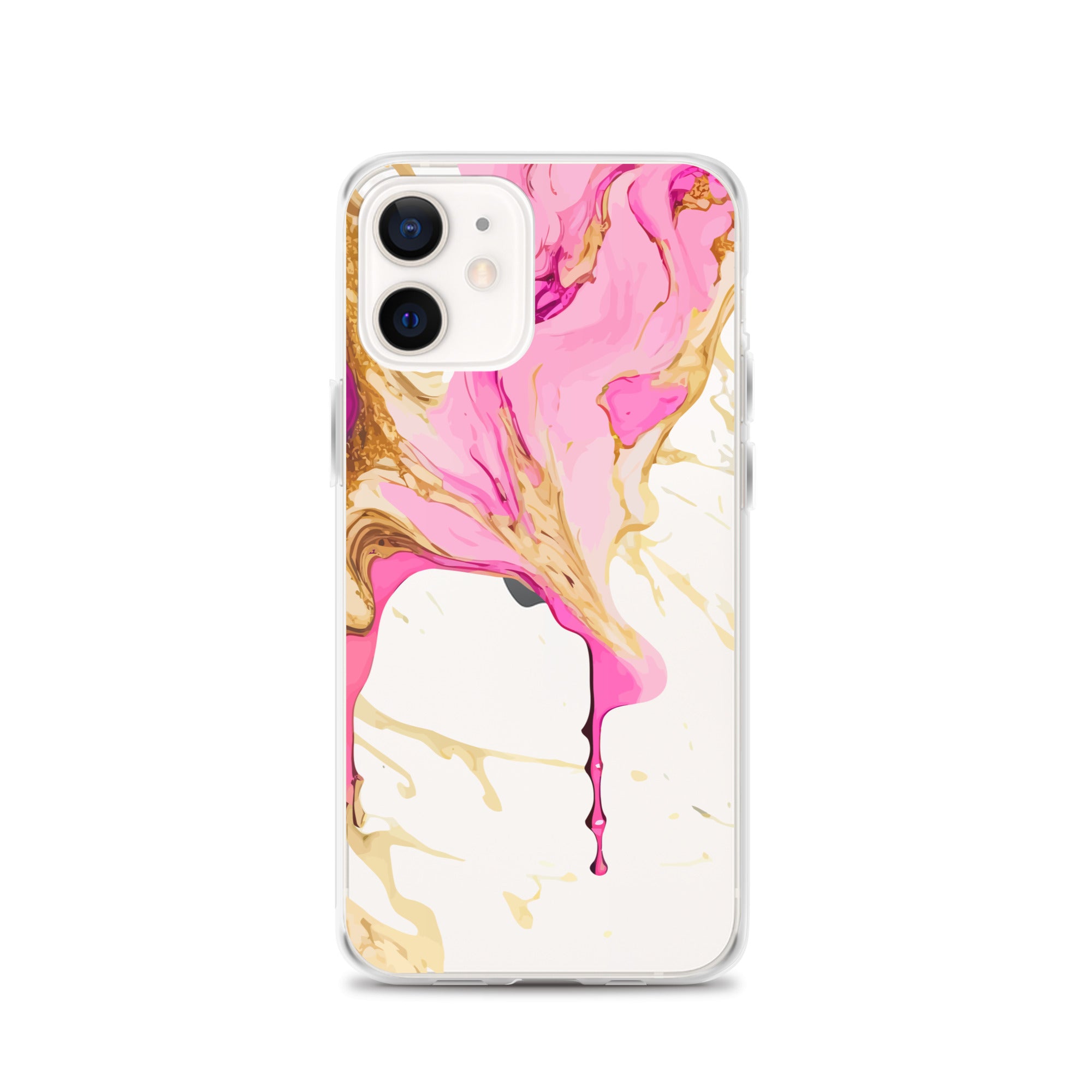 Clear Case for iPhone®- Alchohol Ink Design II