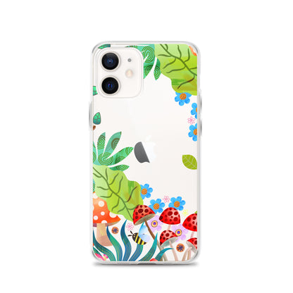 Clear Case for iPhone®- Enchanted Forest Design II