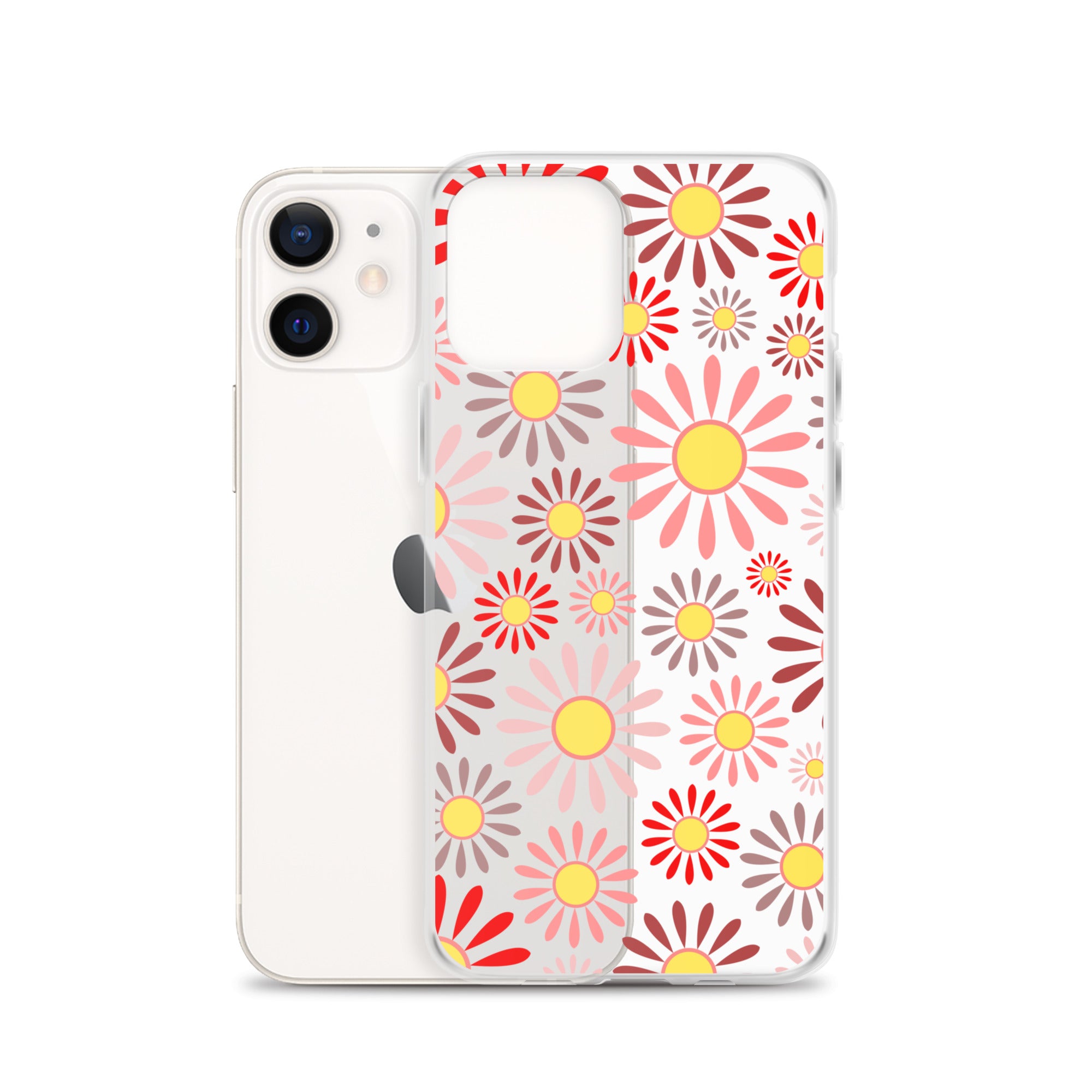 Clear Case for iPhone®- Floral Daisy Design 04