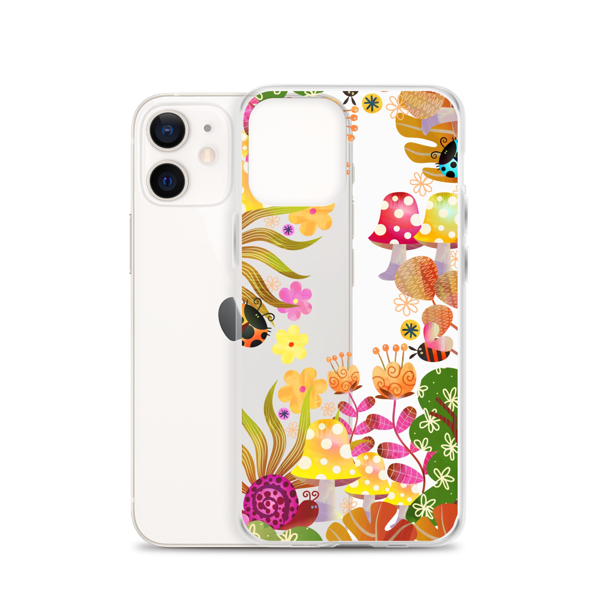 Clear Case for iPhone®- Enchanted Forest Design 06