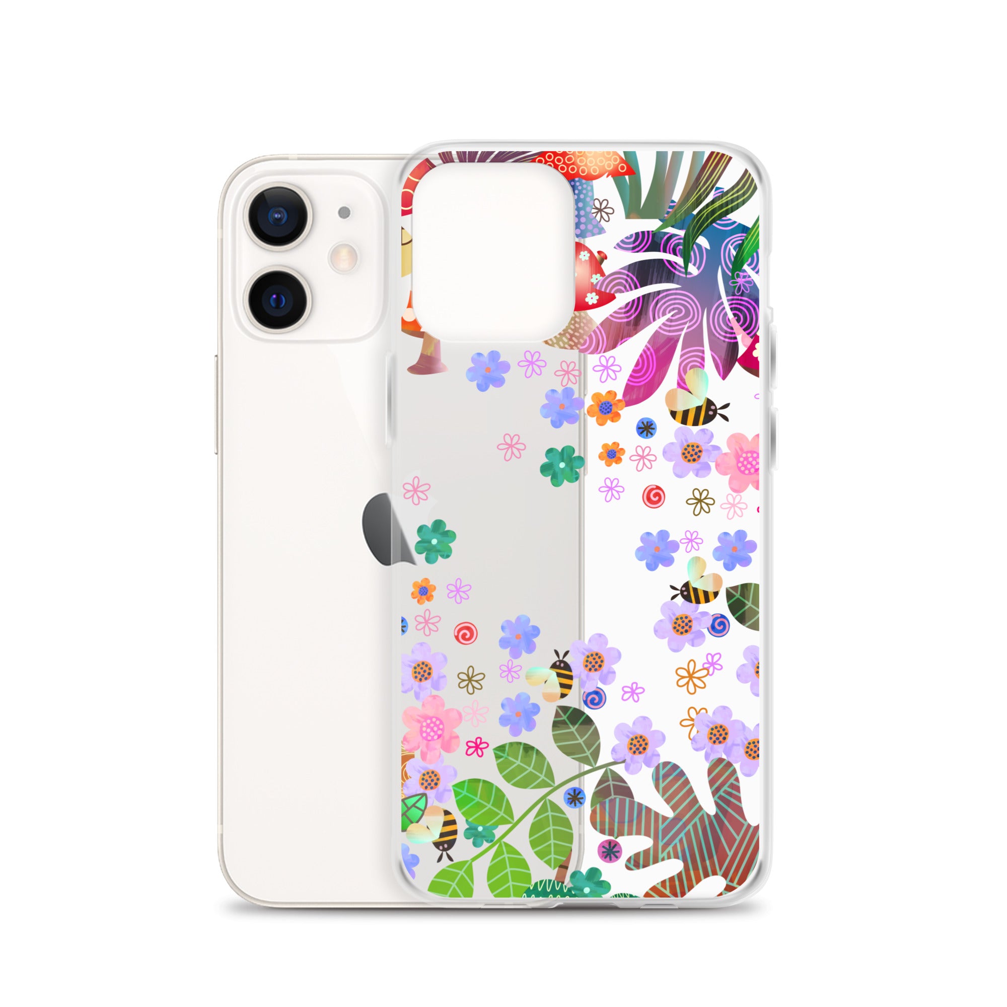 Clear Case for iPhone®- Enchanted Forest Design 05