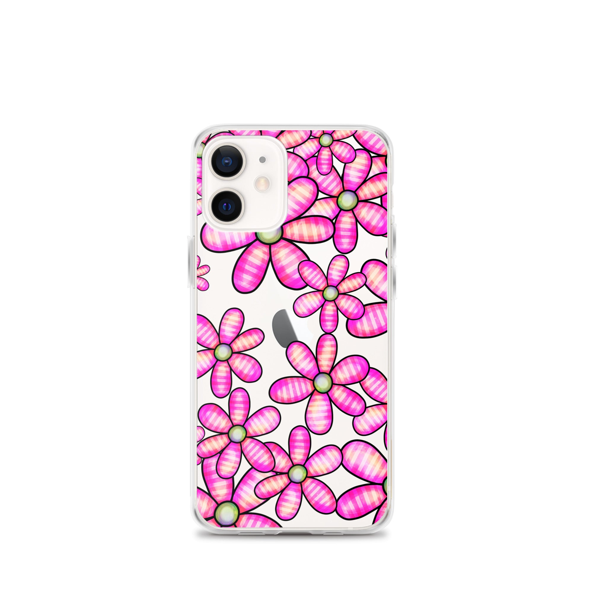 Clear Case for iPhone®- Floral Doodle Design 02