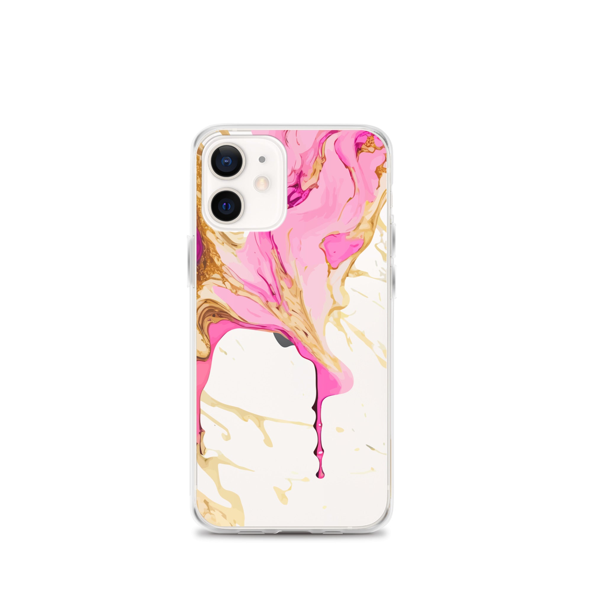 Clear Case for iPhone®- Alchohol Ink Design II