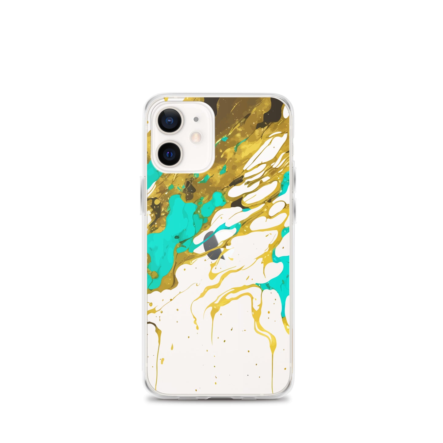 Clear Case for iPhone®- Alchohol Ink Design I