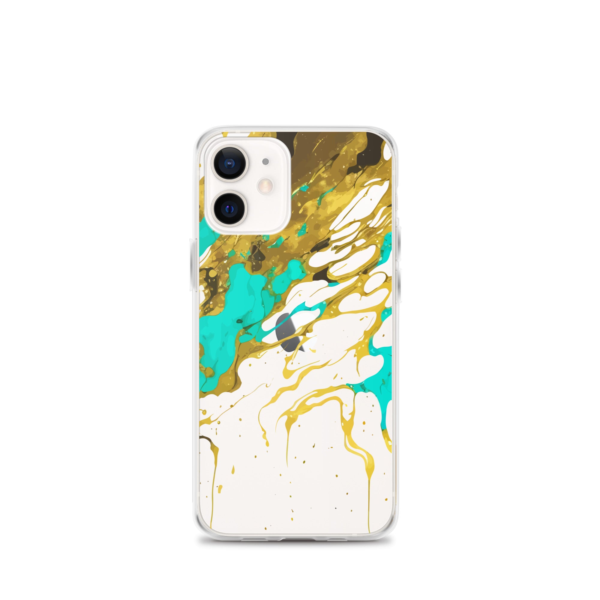 Clear Case for iPhone®- Alchohol Ink Design I