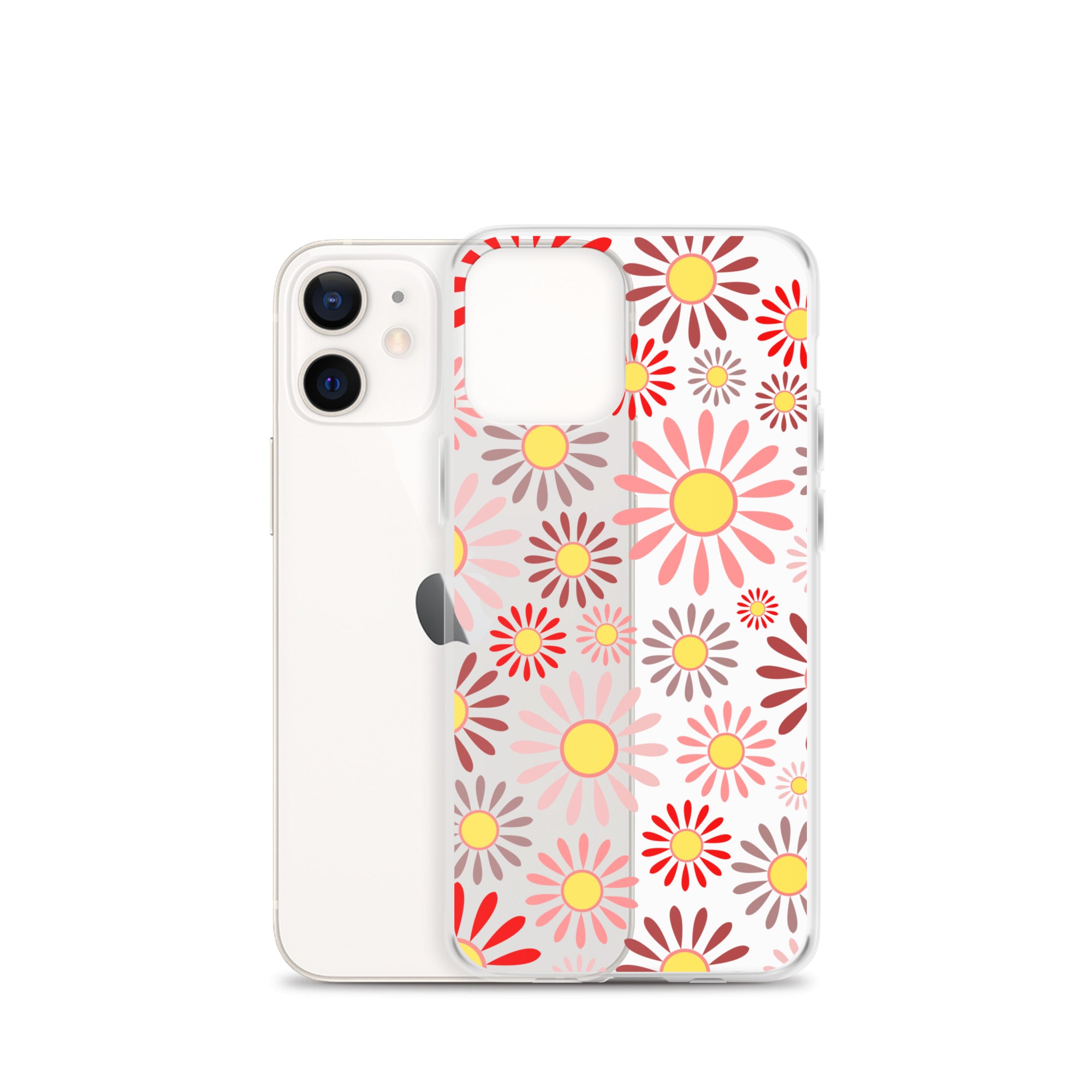 Clear Case for iPhone®- Floral Daisy Design IV