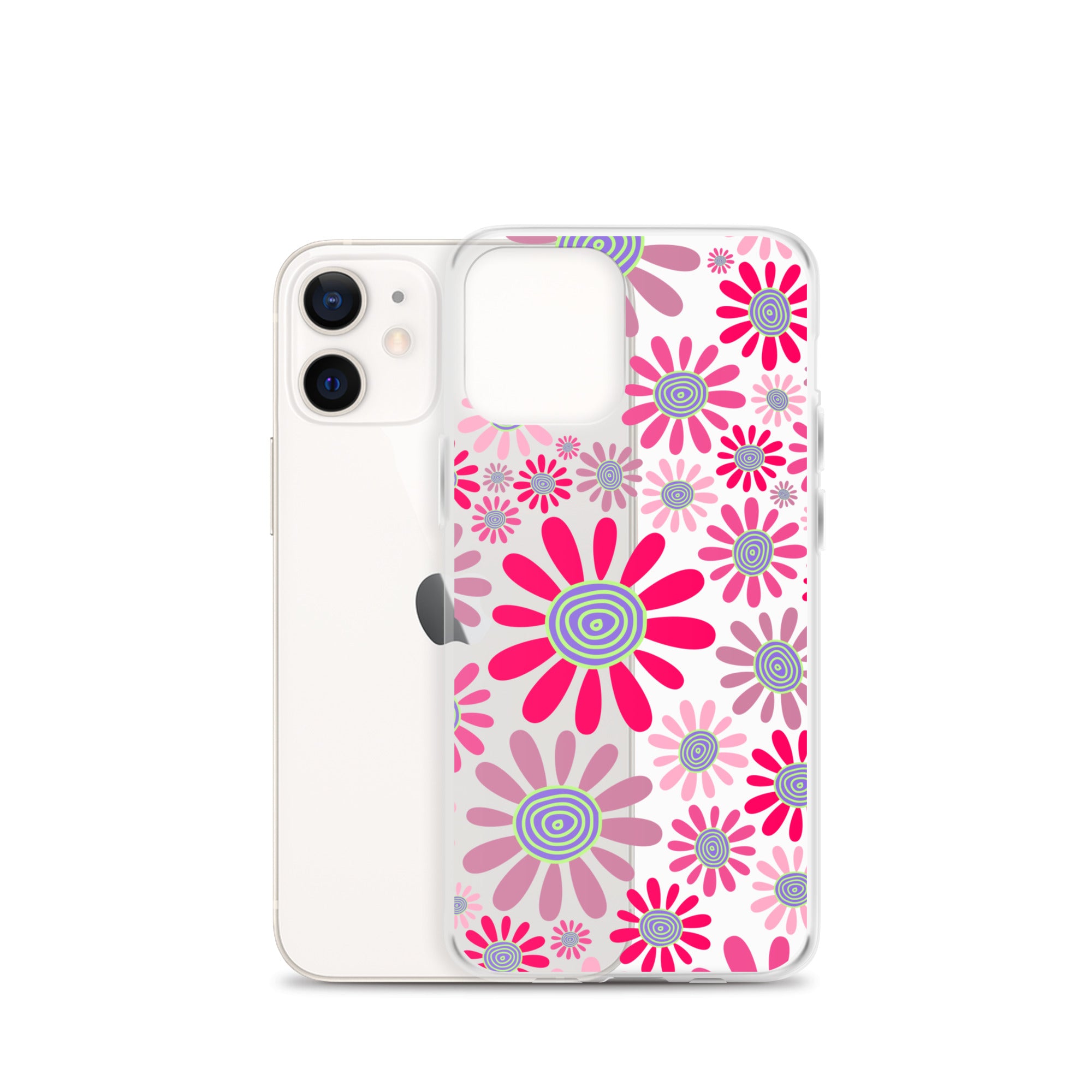 Clear Case for iPhone®- Floral Daisy Design I