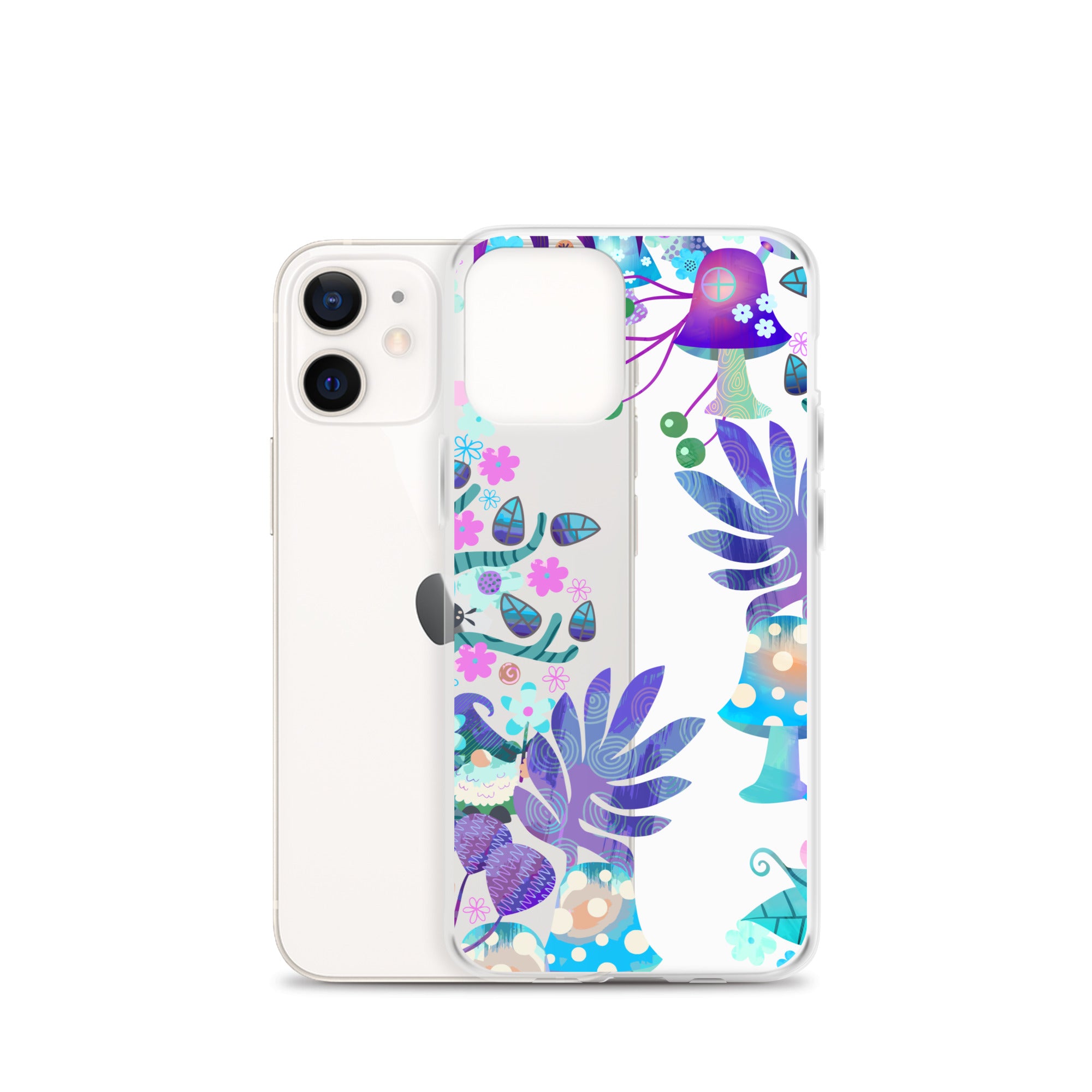 Clear Case for iPhone®- Enchanted Forest Design 04