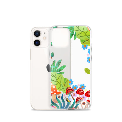 Clear Case for iPhone®- Enchanted Forest Design II