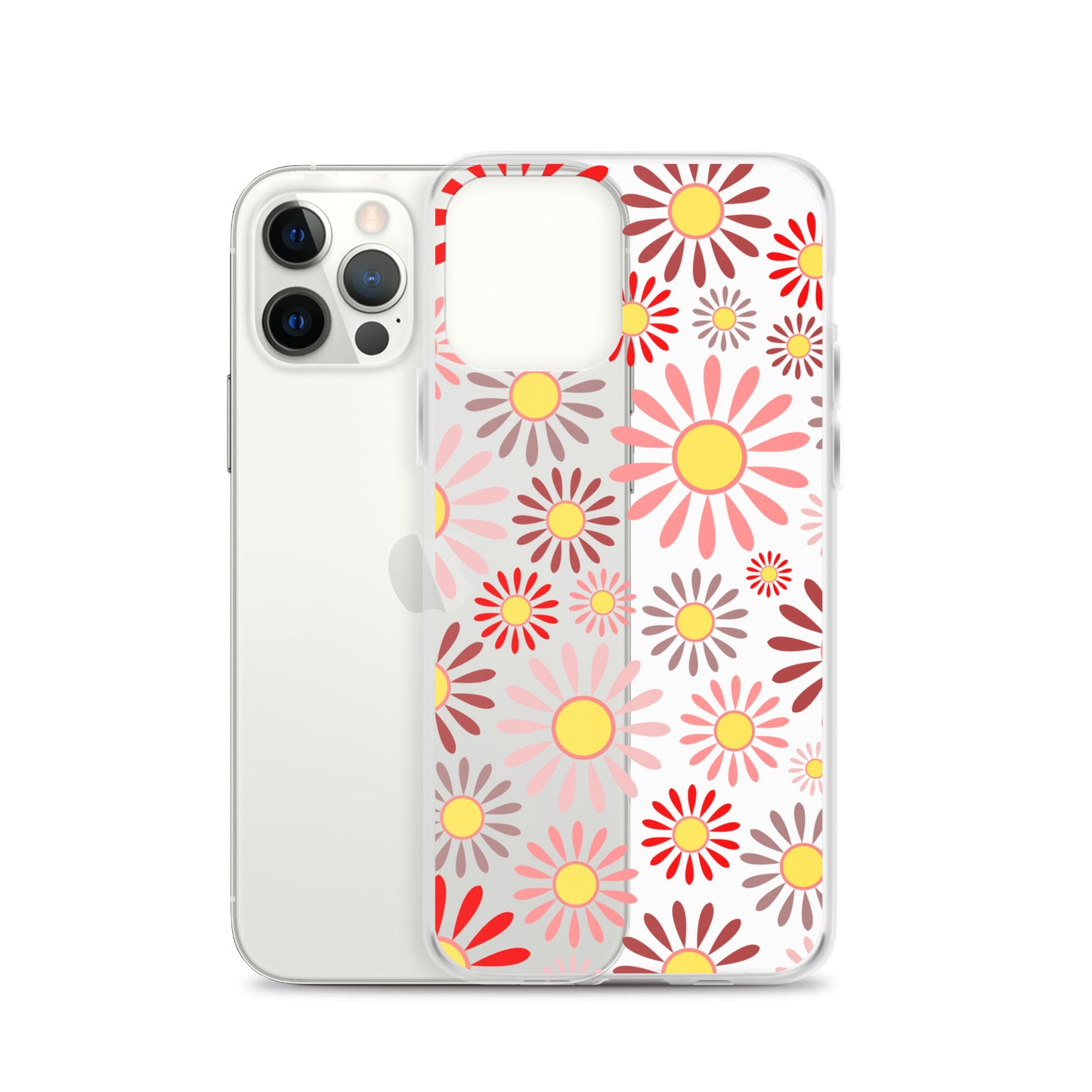 Clear Case for iPhone®- Floral Daisy Design IV