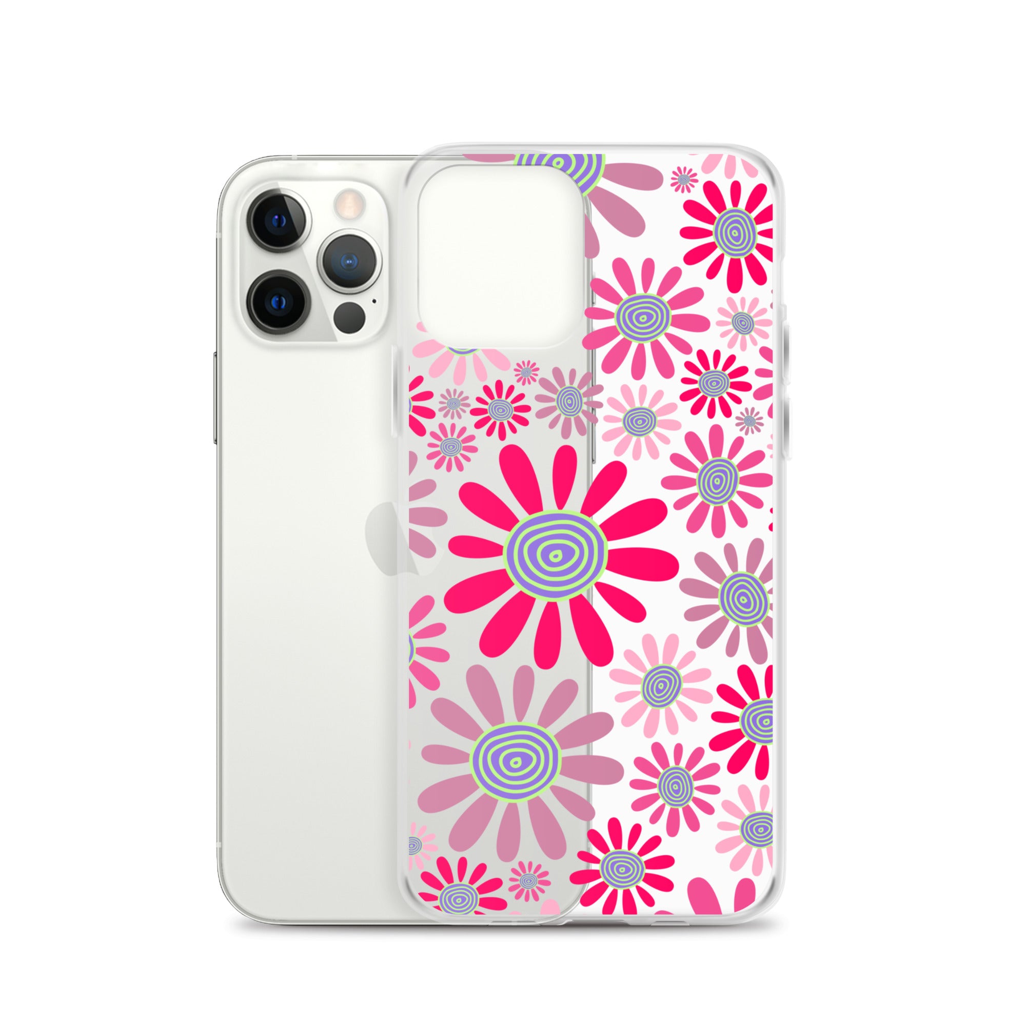 Clear Case for iPhone®- Floral Daisy Design I