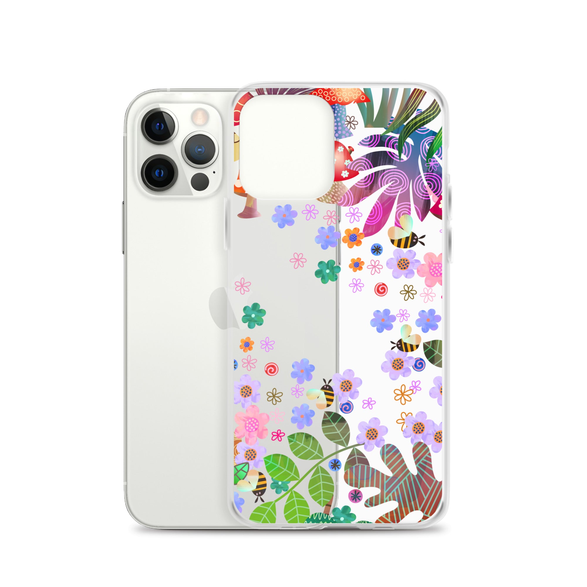 Clear Case for iPhone®- Enchanted Forest Design 05