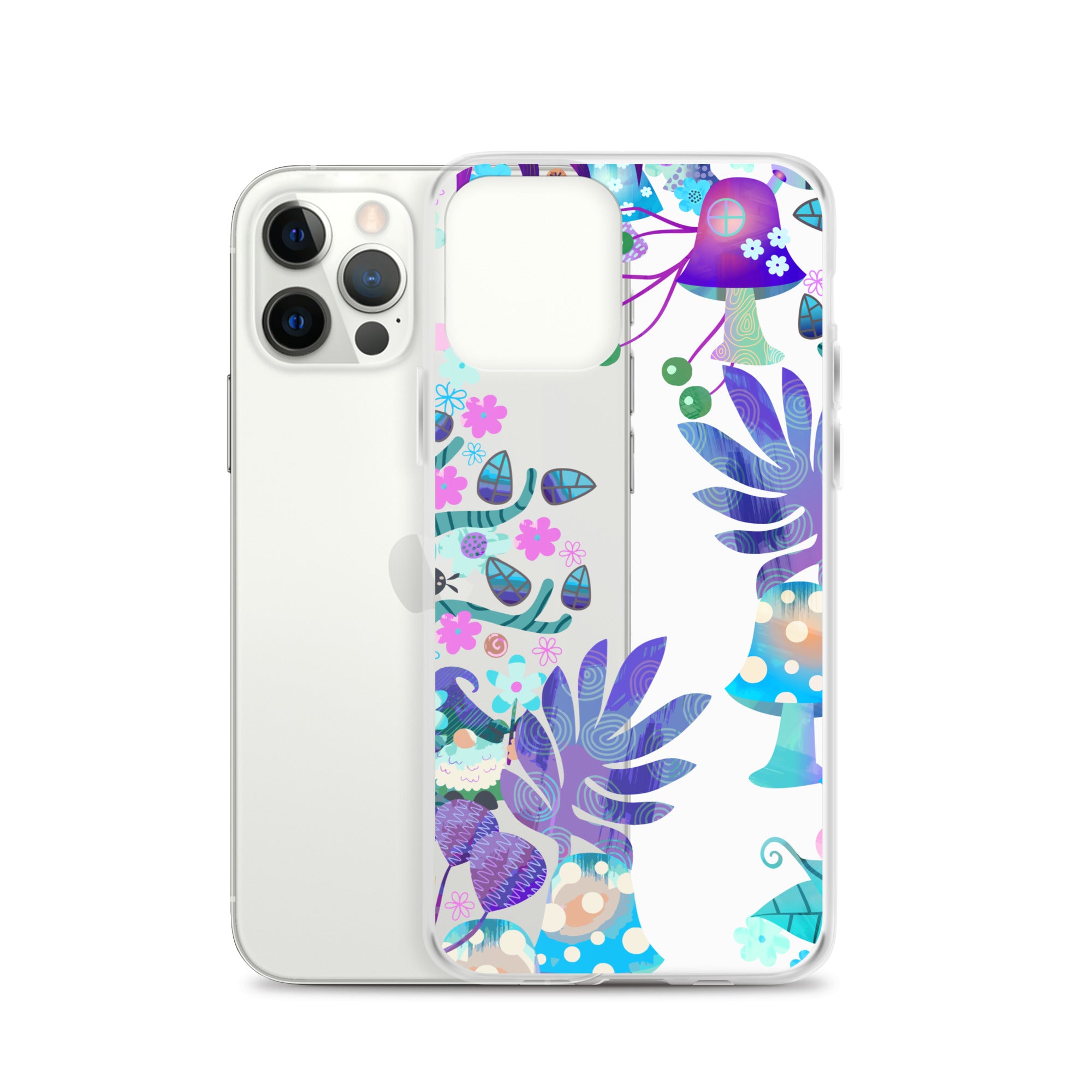 Clear Case for iPhone®- Enchanted Forest Design 04