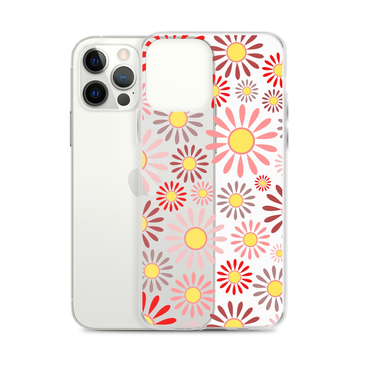 Clear Case for iPhone®- Floral Daisy Design IV