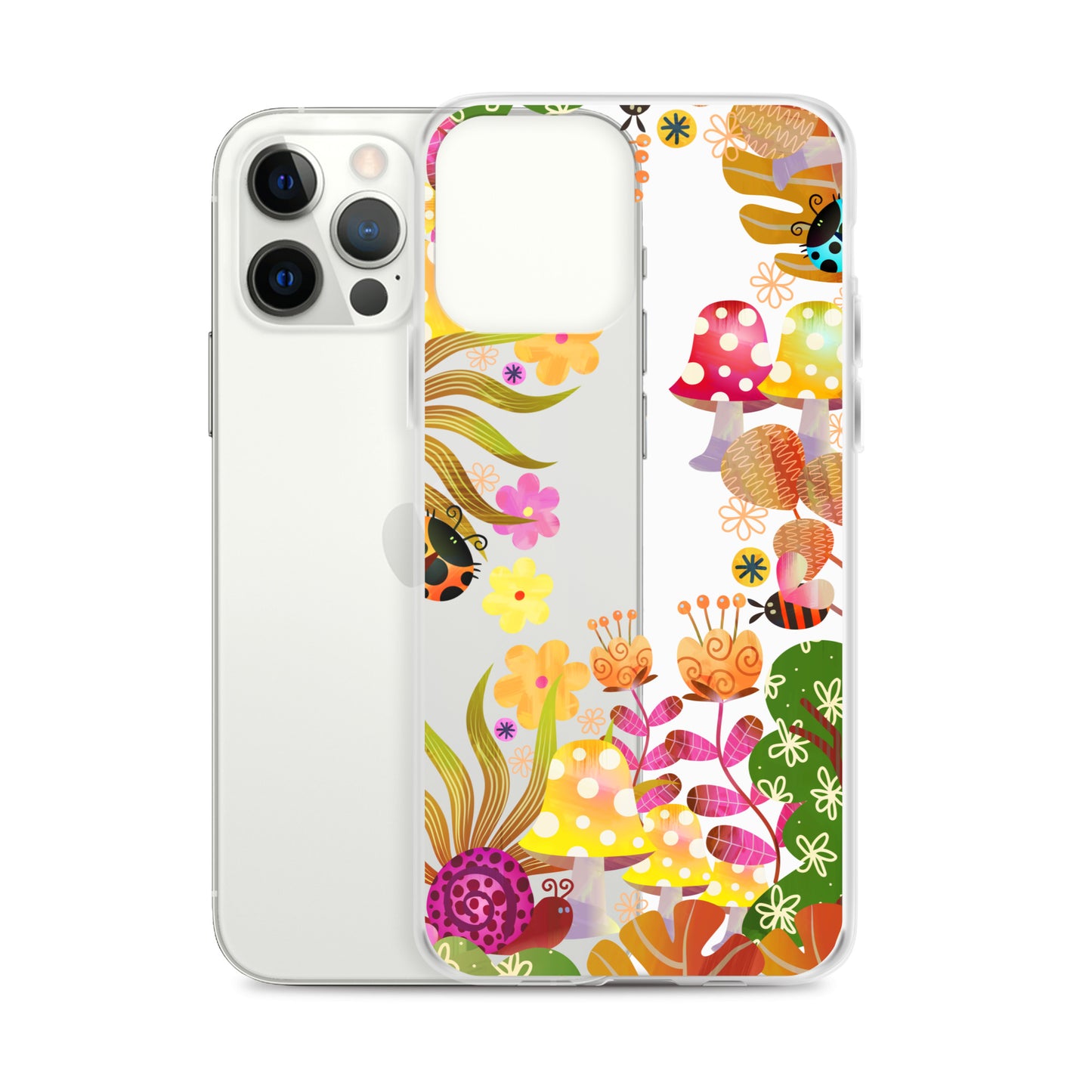 Clear Case for iPhone®- Enchanted Forest Design VI