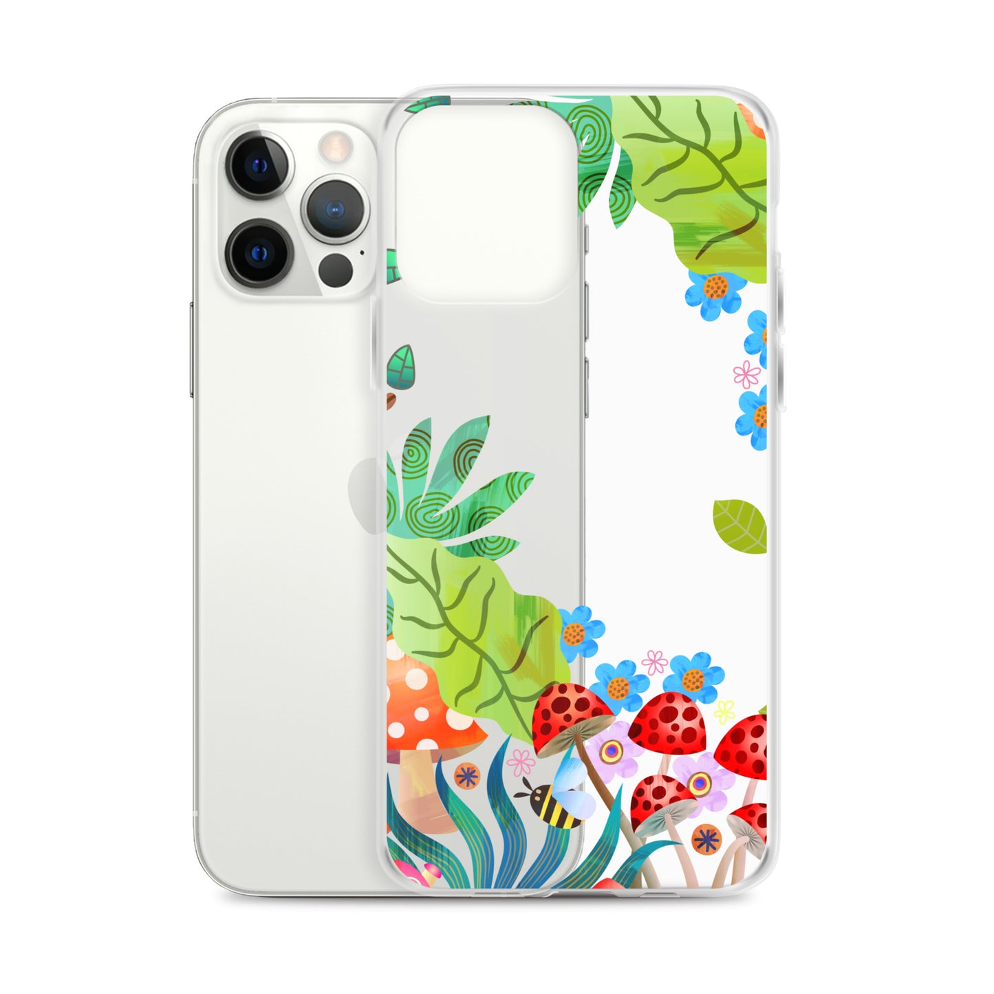 Clear Case for iPhone®- Enchanted Forest Design II