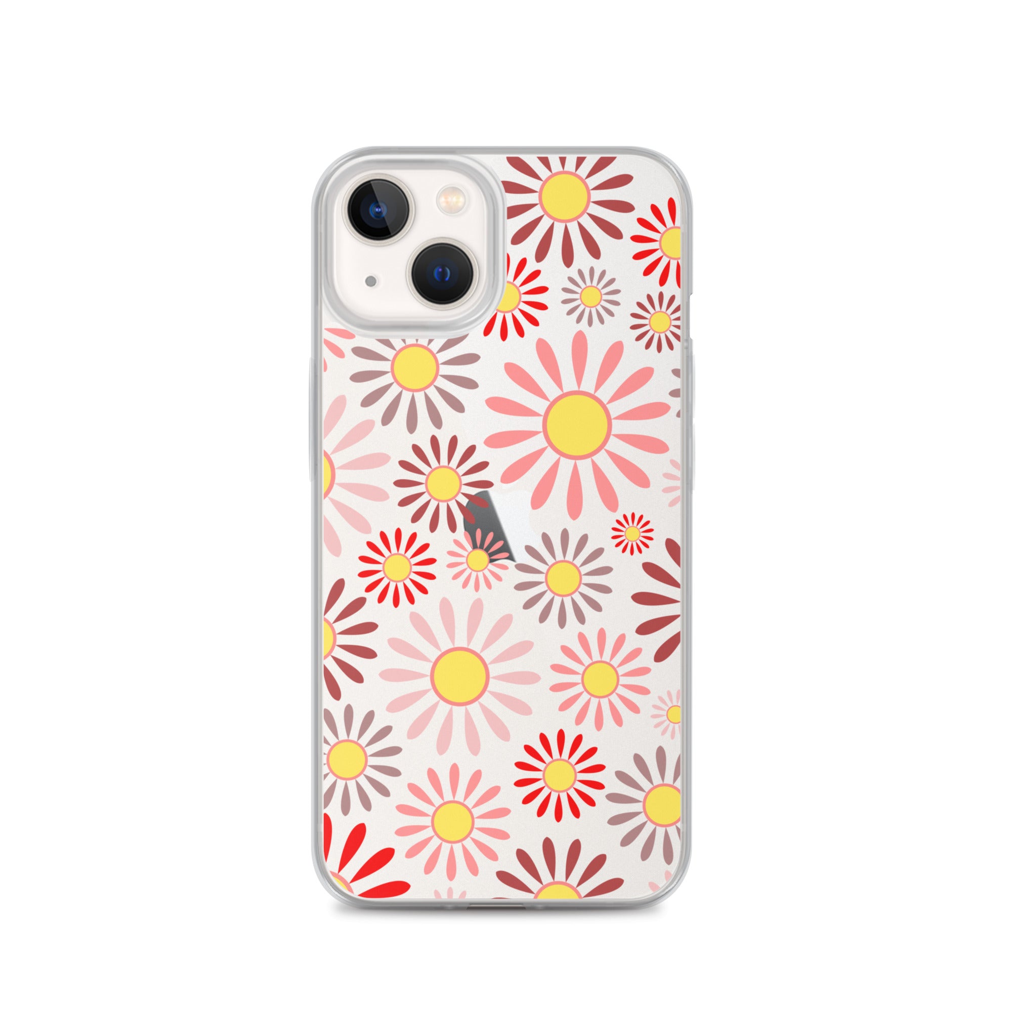 Clear Case for iPhone®- Floral Daisy Design 04