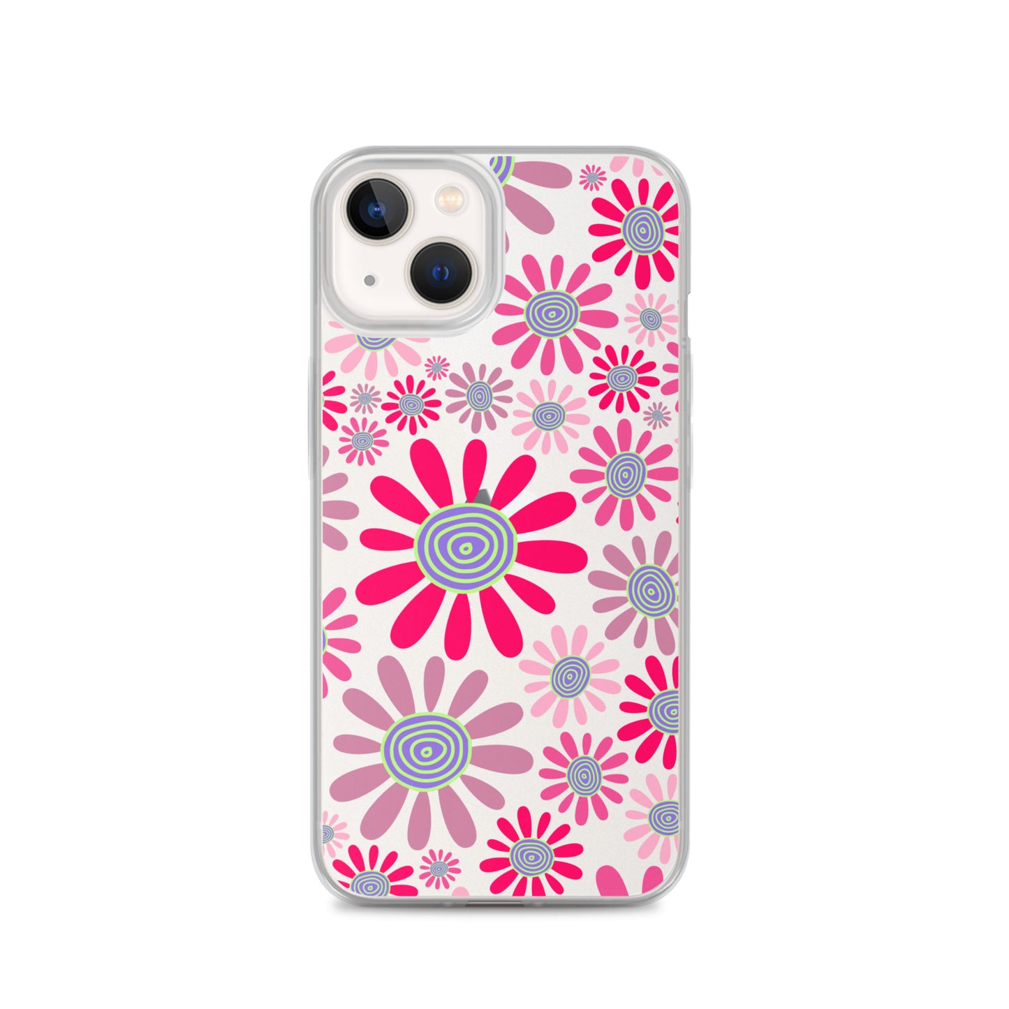 Clear Case for iPhone®- Floral Daisy Design I